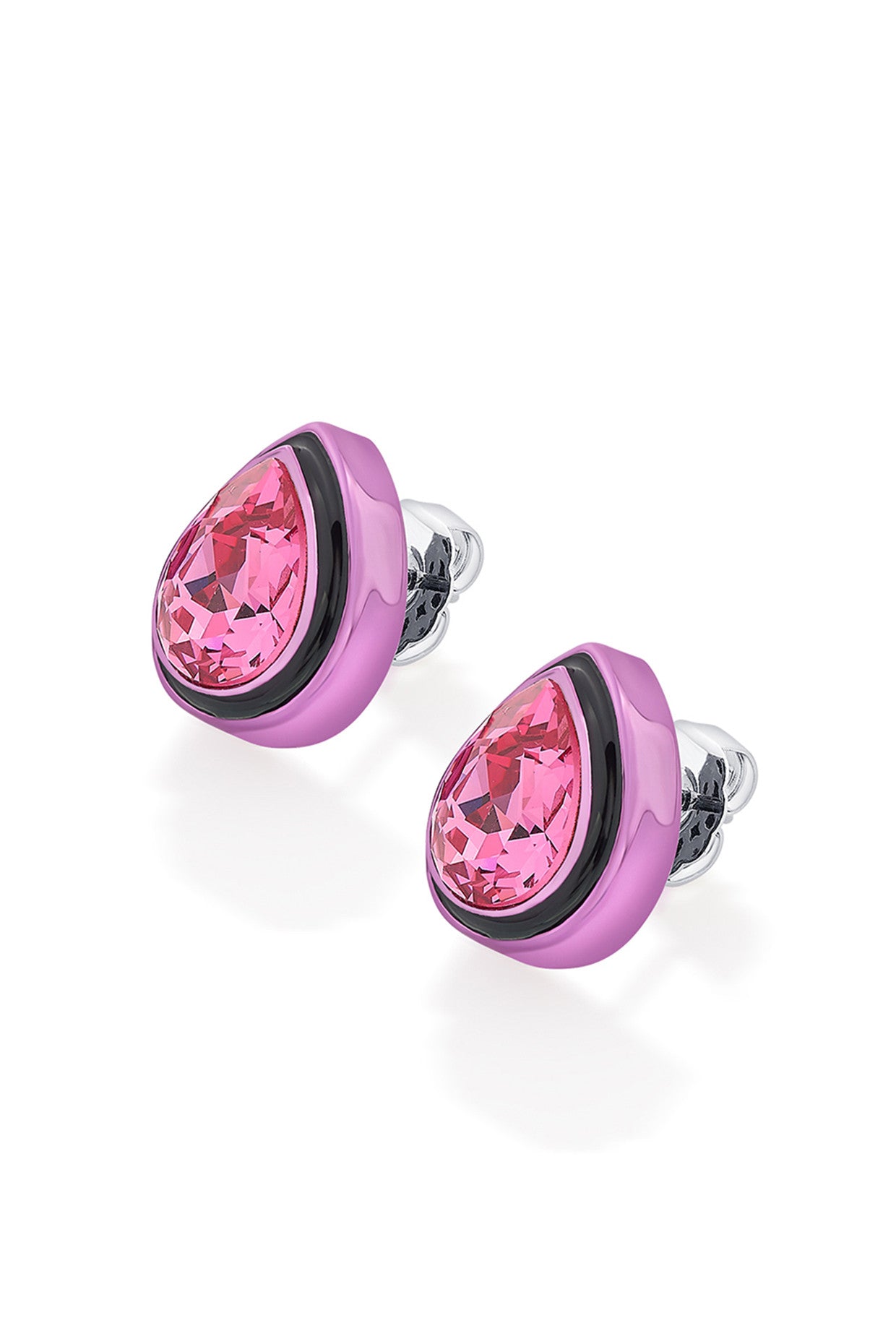 Bisou Pink Crystal Studs