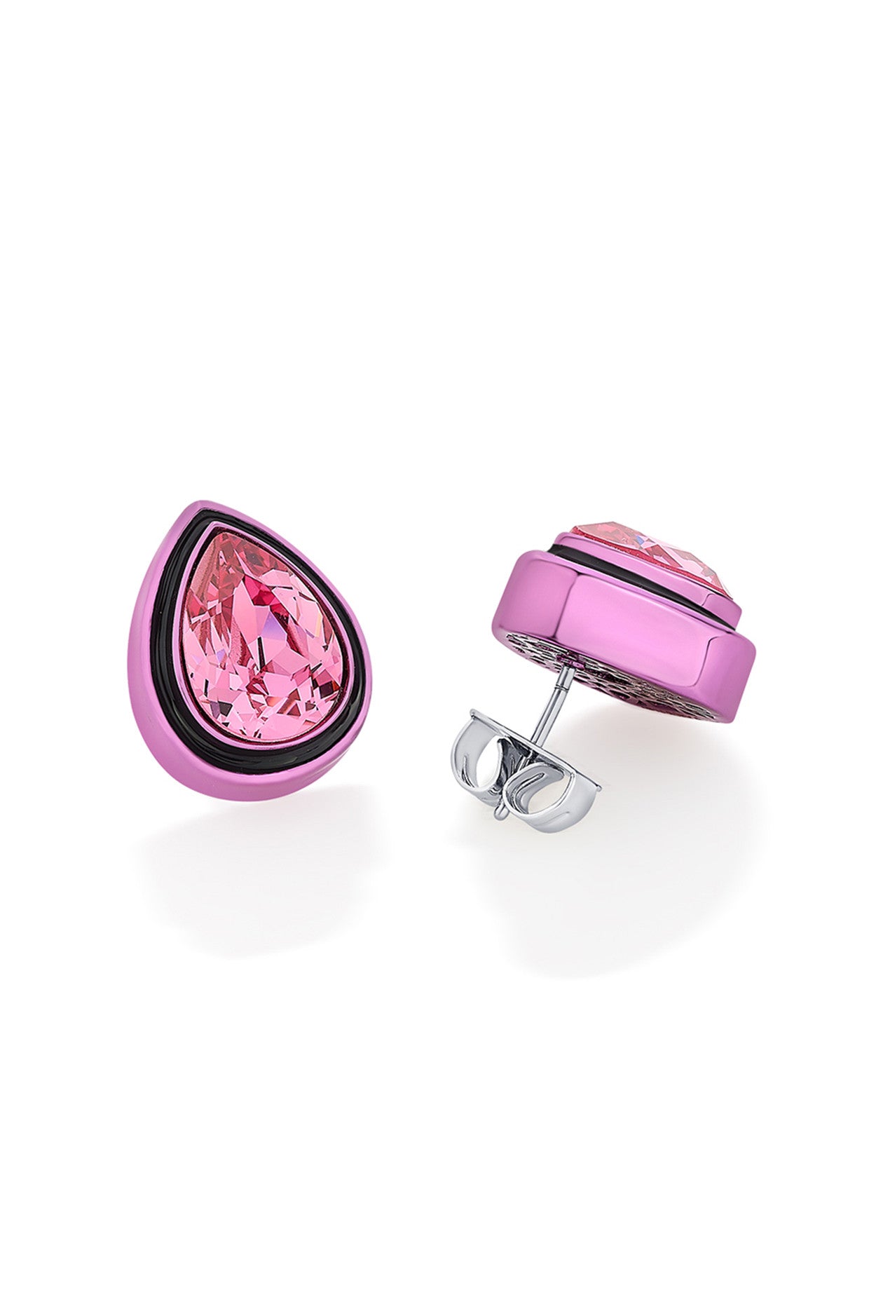 Bisou Pink Crystal Studs