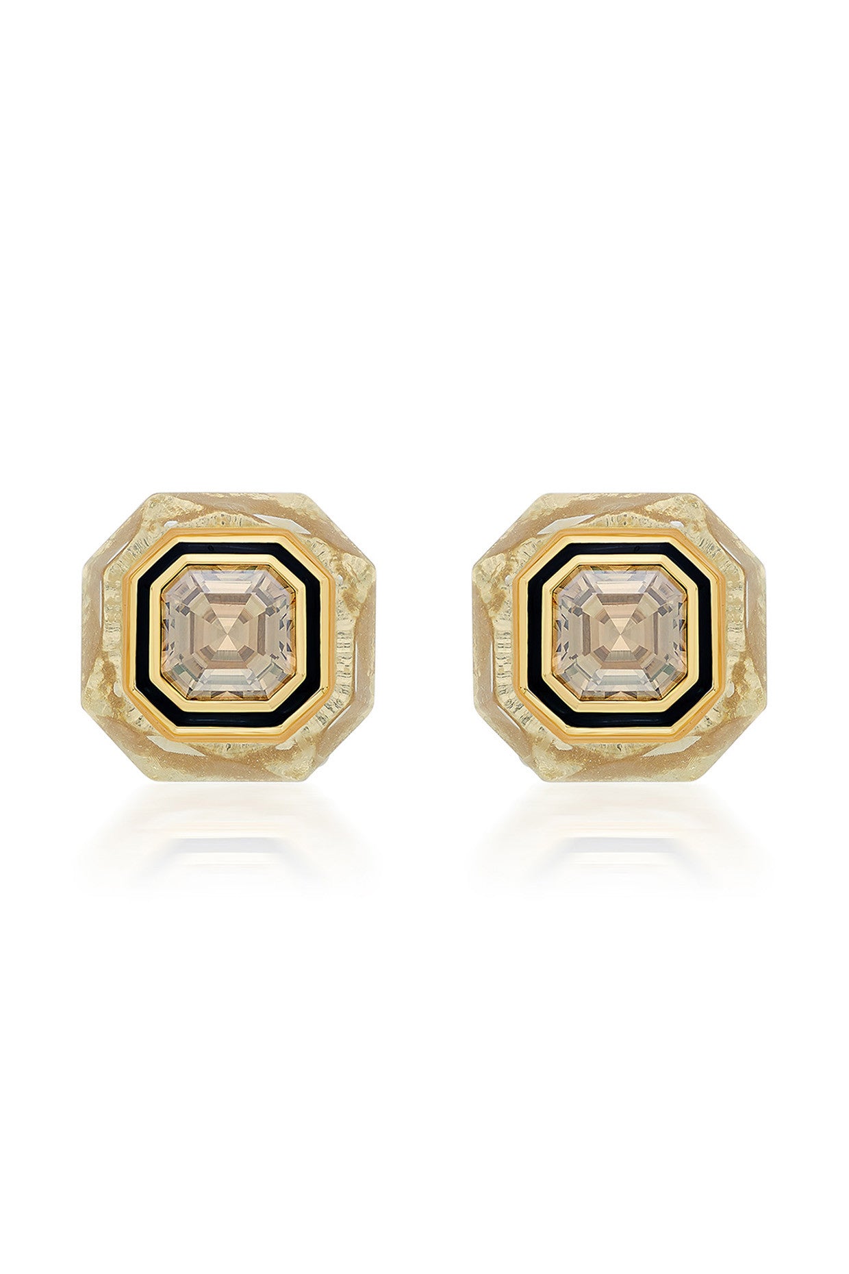 Bling Infinity Cut Crystal Studs