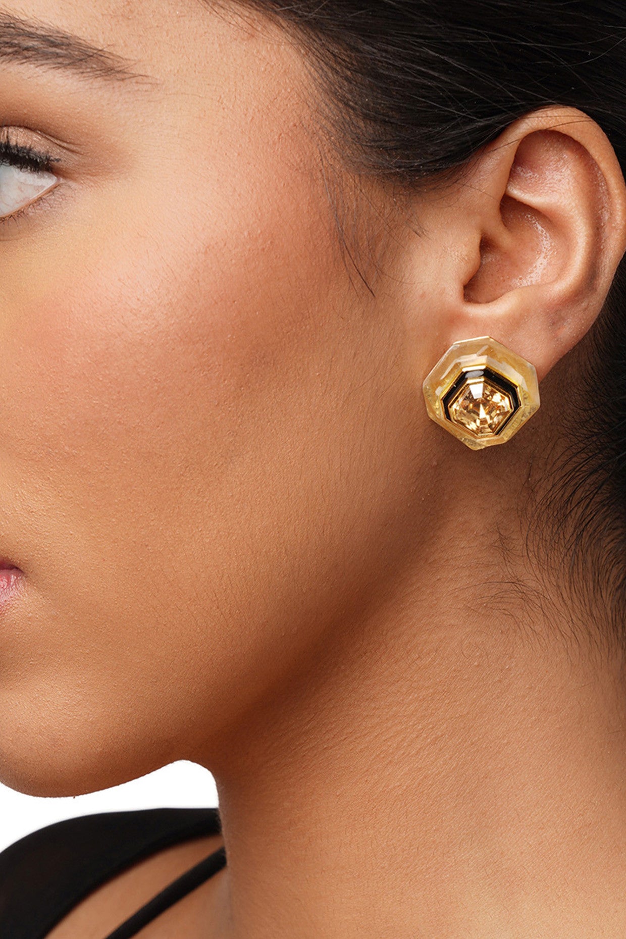 Bling Infinity Cut Crystal Studs