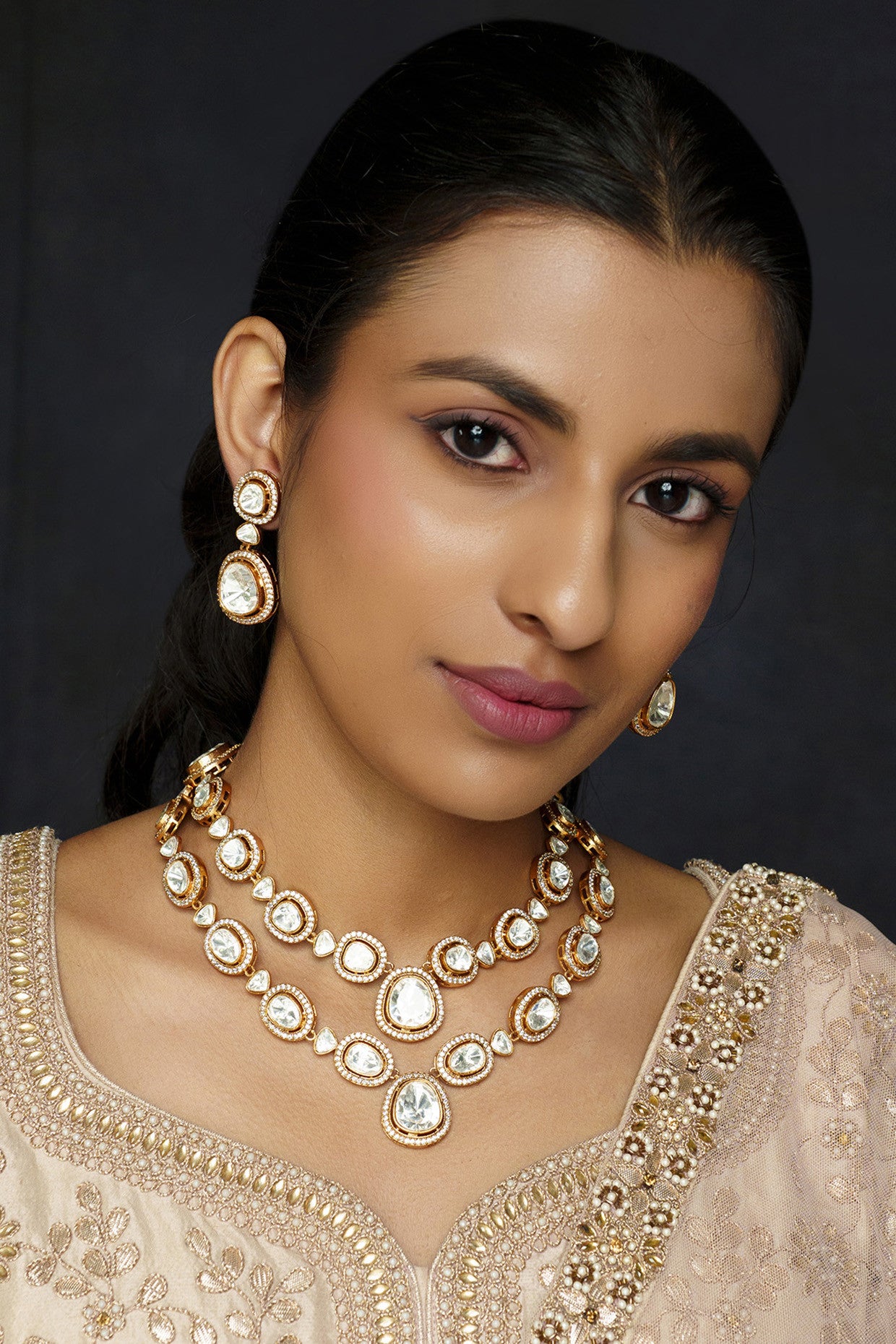 Pihu Moissanite Set