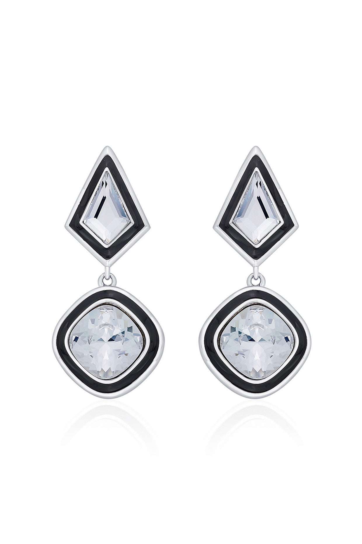 Bougie Crystal Drop Earrings