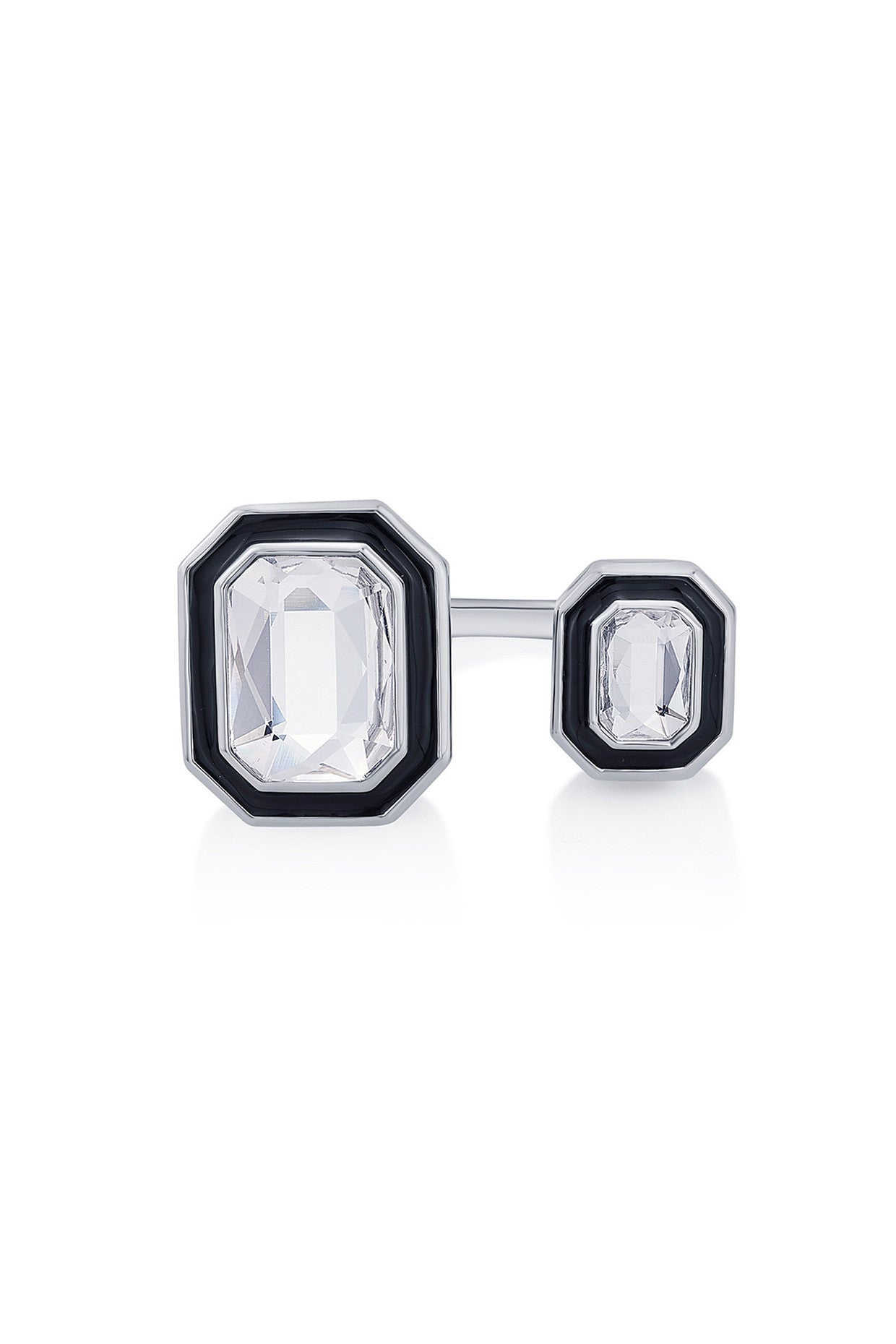 Bougie Dual-Crystal Ring