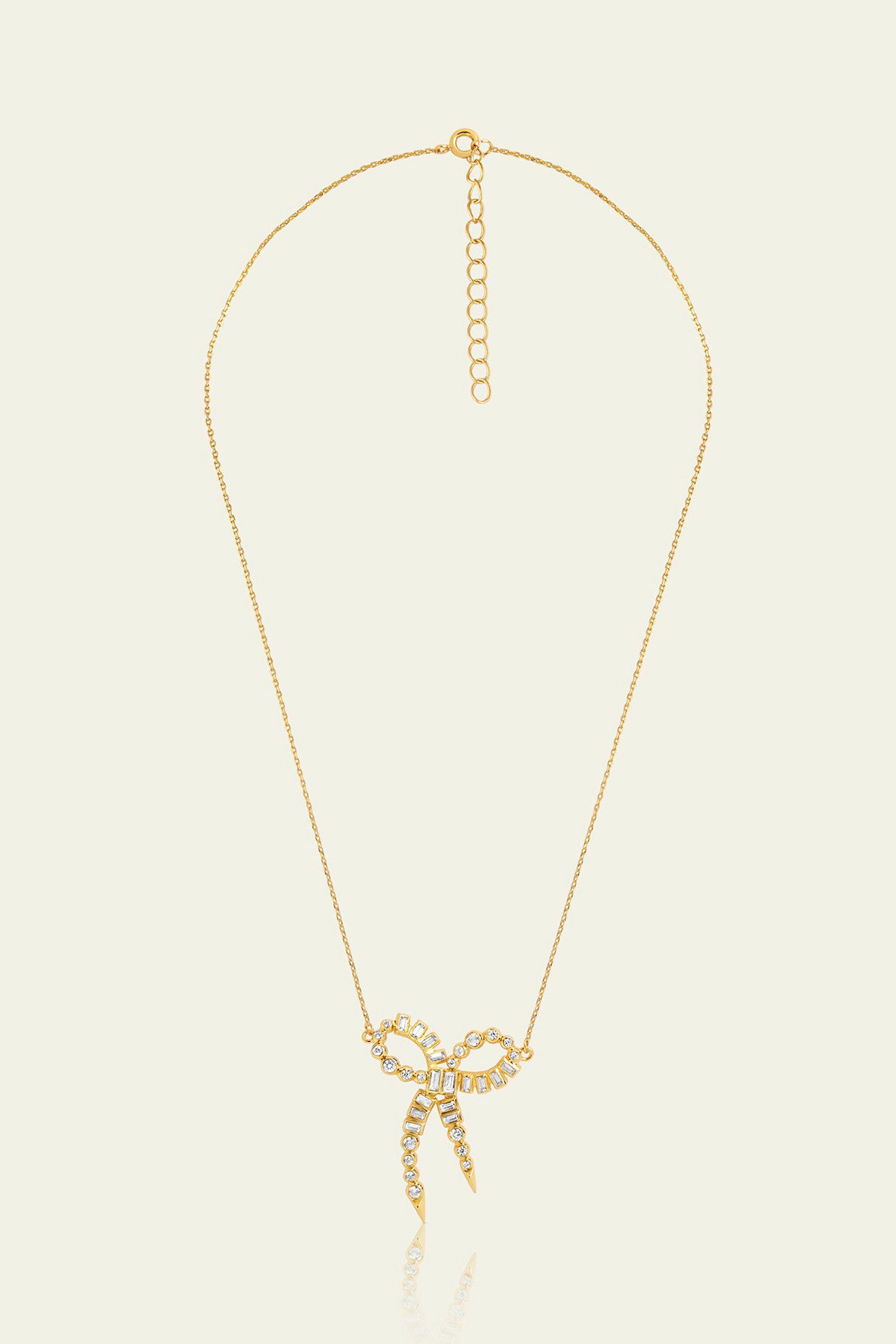 Bow Spiked Necklace