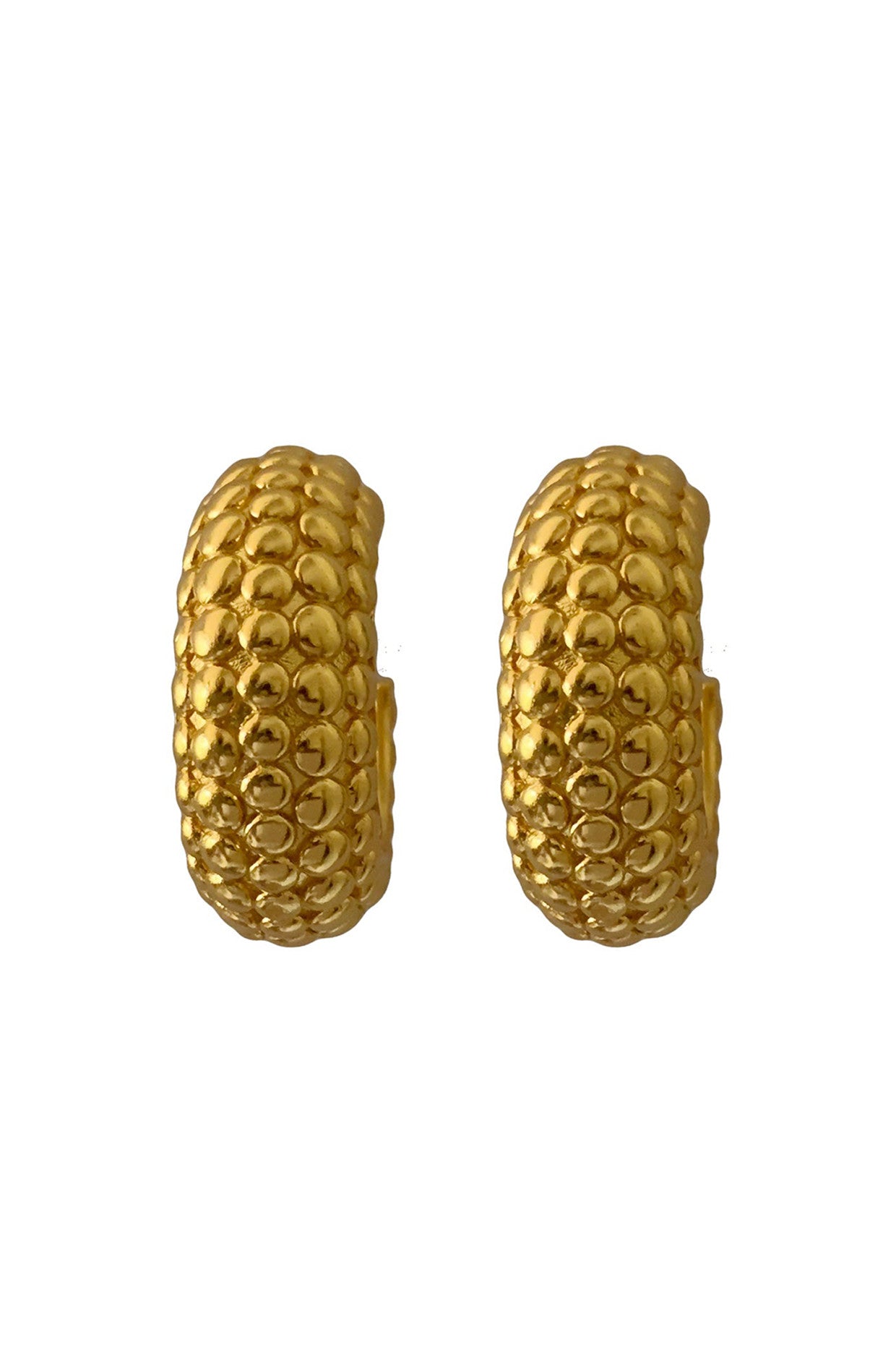 Gold Plated Cercles Hoops