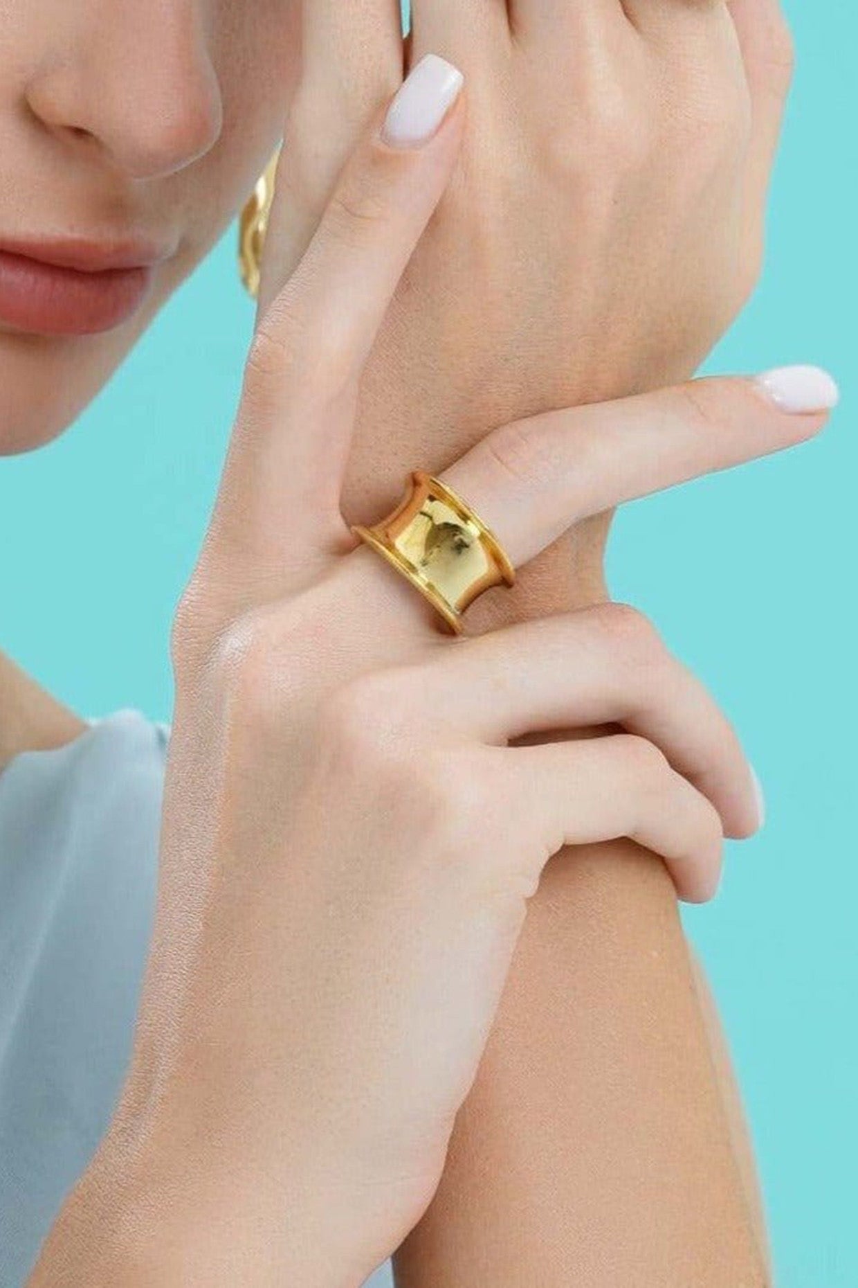 Chasca Ring 18k Gold Plated