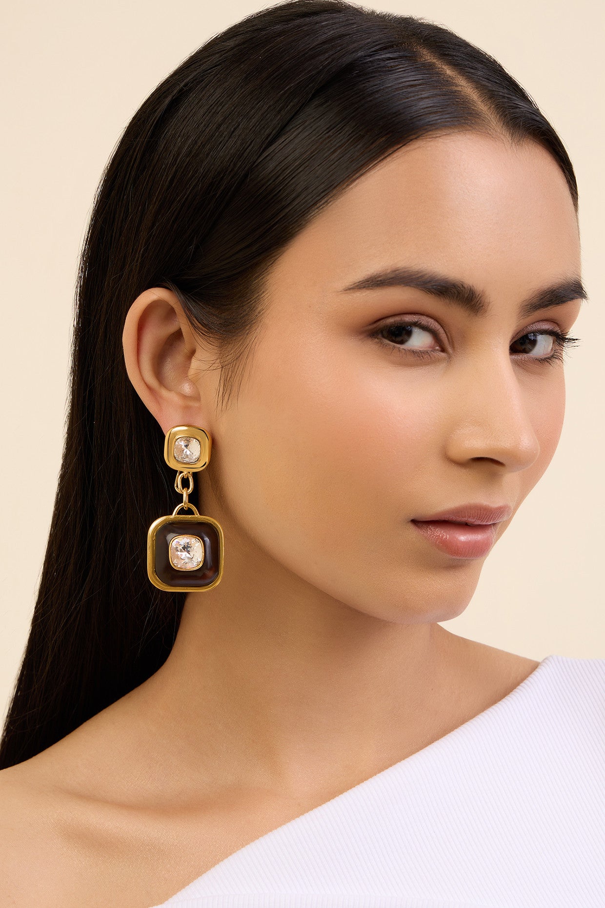Chunky Crystal Earrings