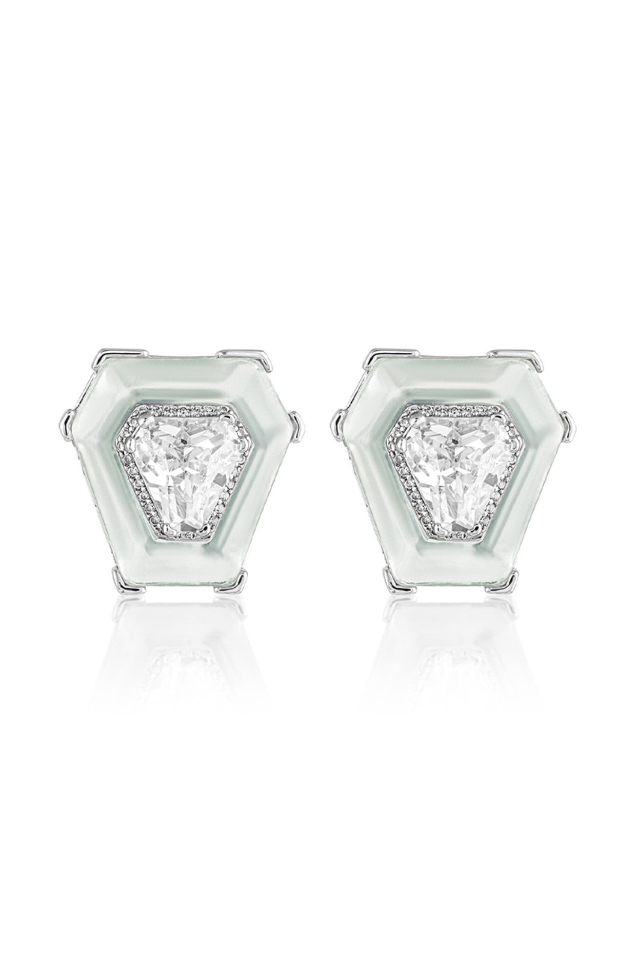 CZ Resin Statement Studs