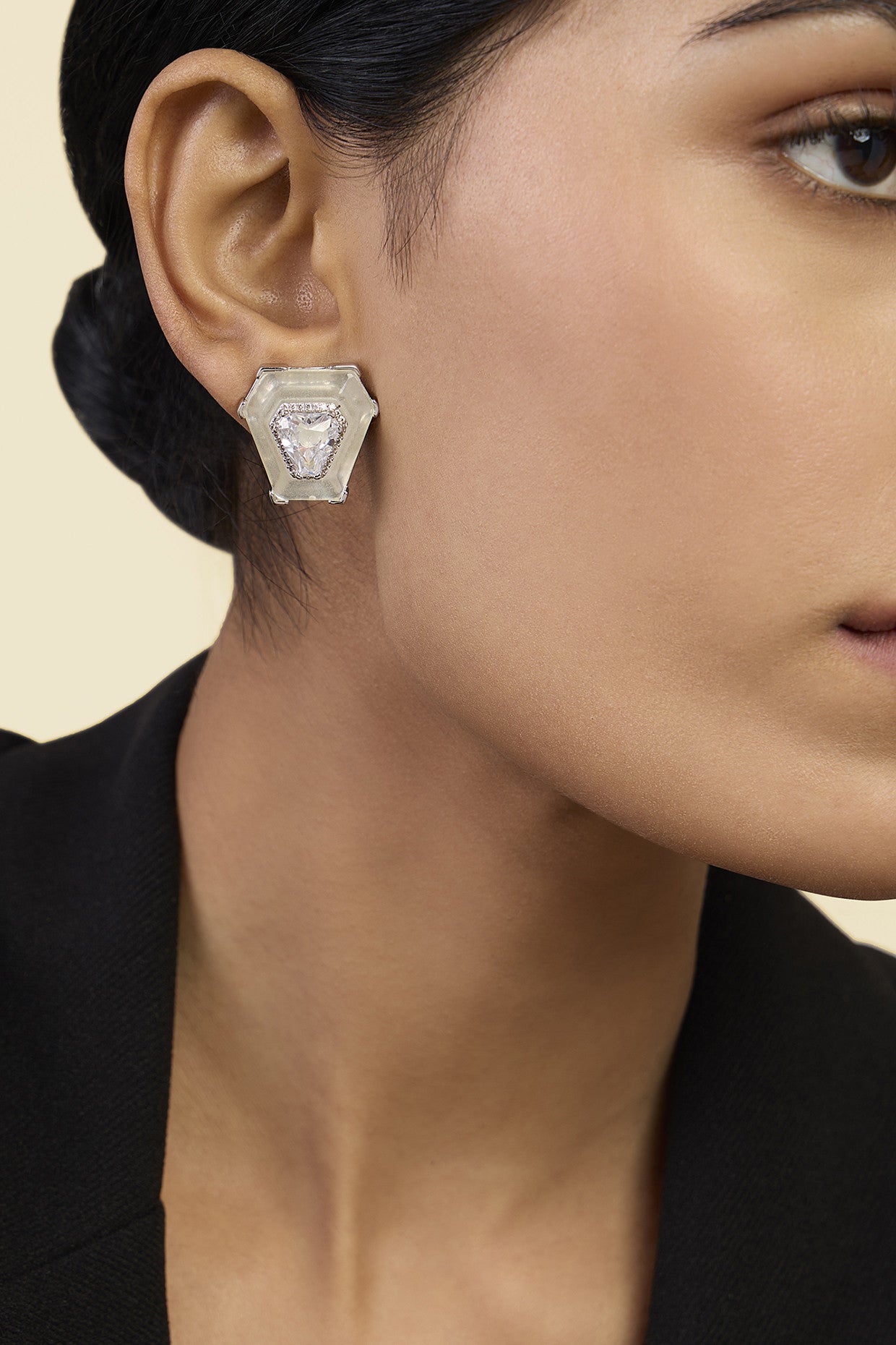 CZ Resin Statement Studs