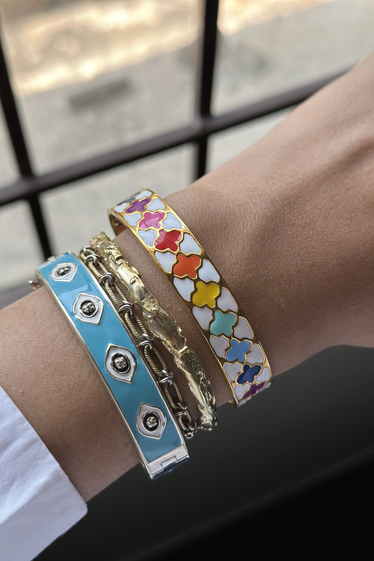 Rainbow Daphne Cuff