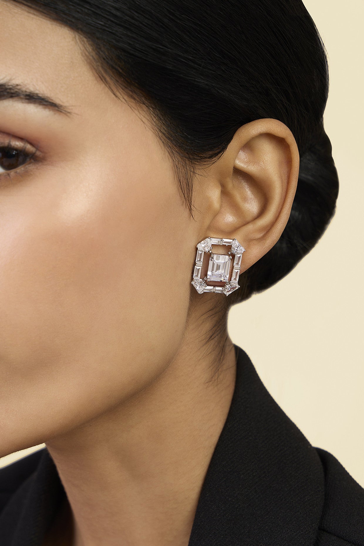 Diamond Halo Studs