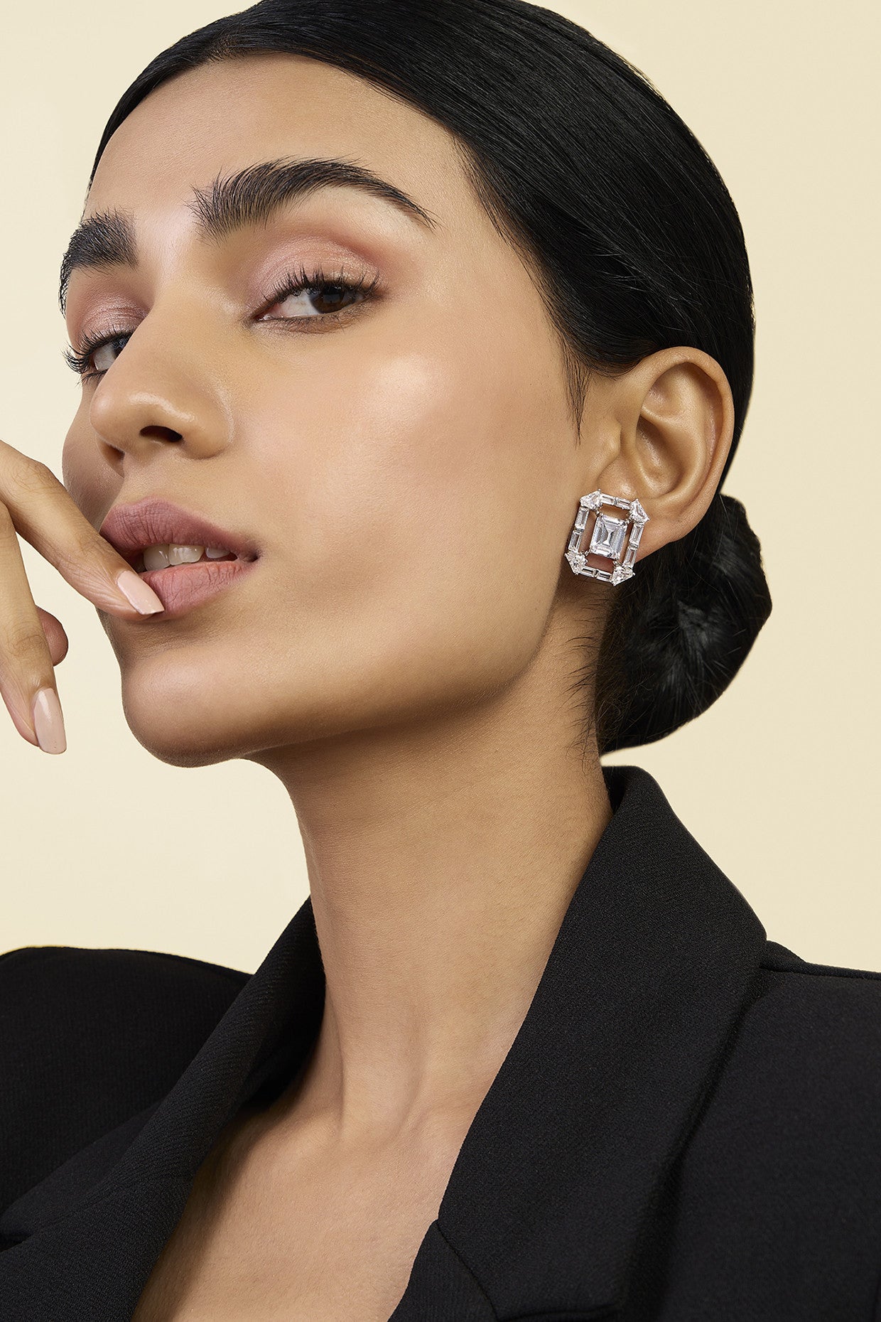 Diamond Halo Studs