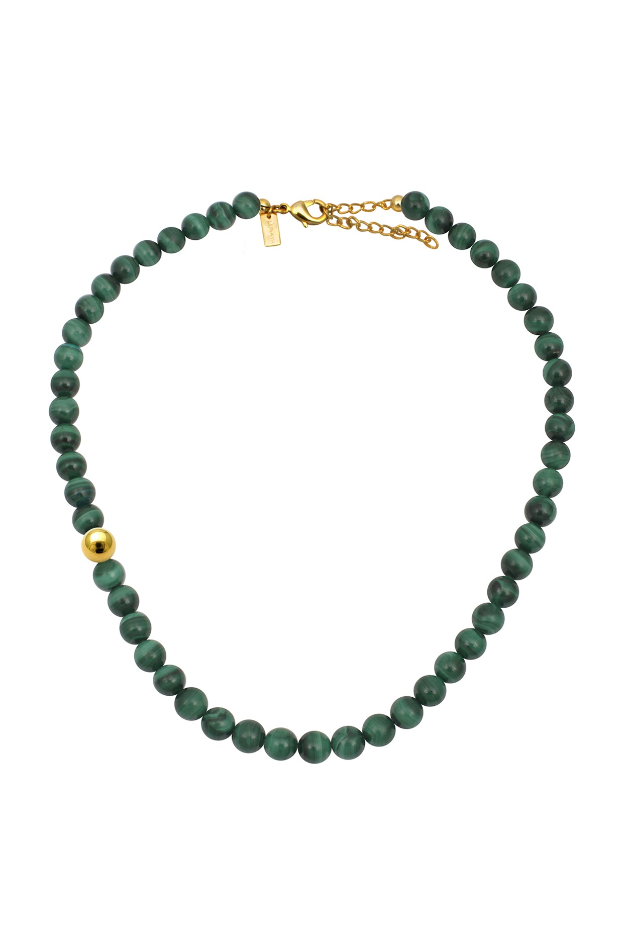 18Kt Gold Plated Forest Gemstone Necklace