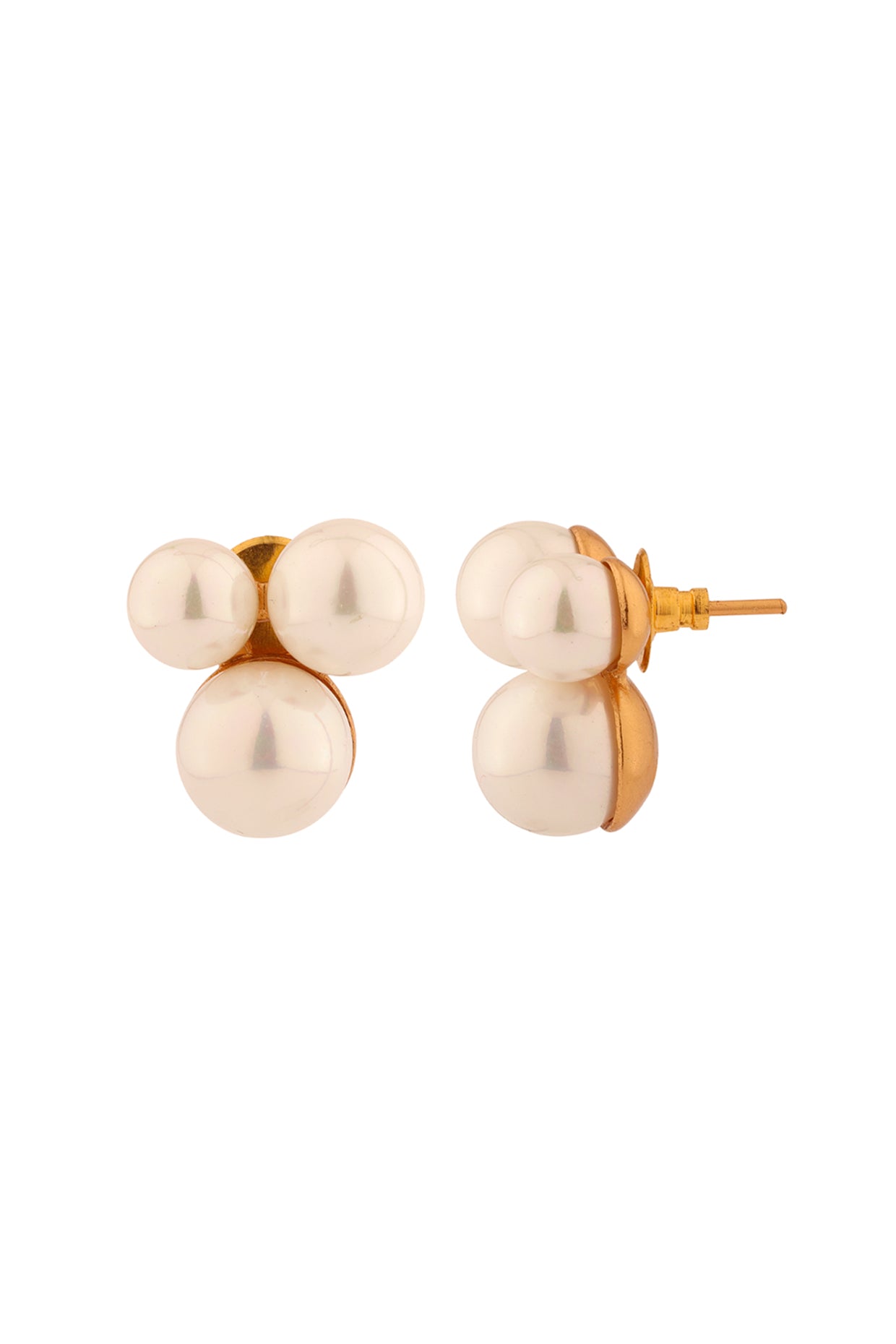 Mini Berry Studs 22Kt Gold-Plated
