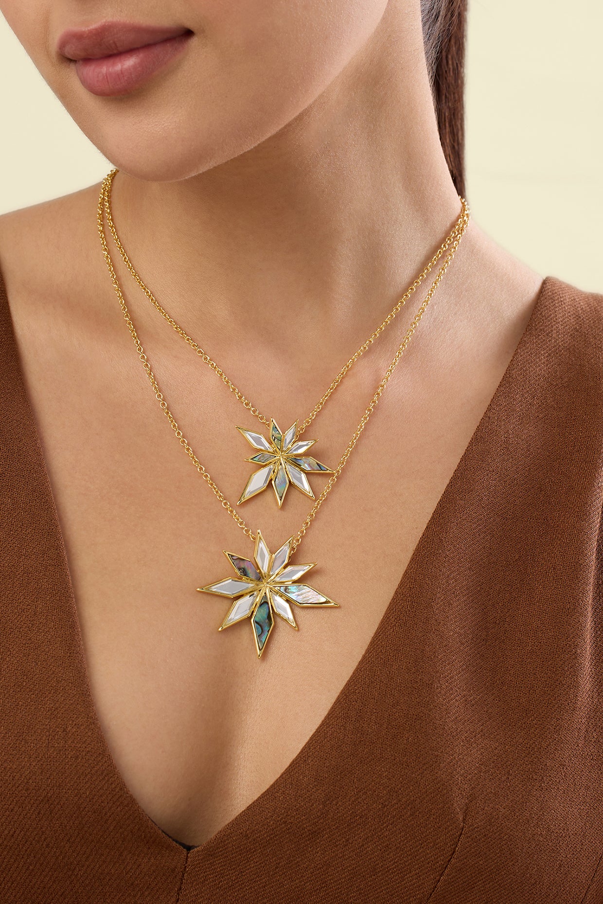 Demi Goddess Mirror Headpiece/Choker 18Kt Gold Plated