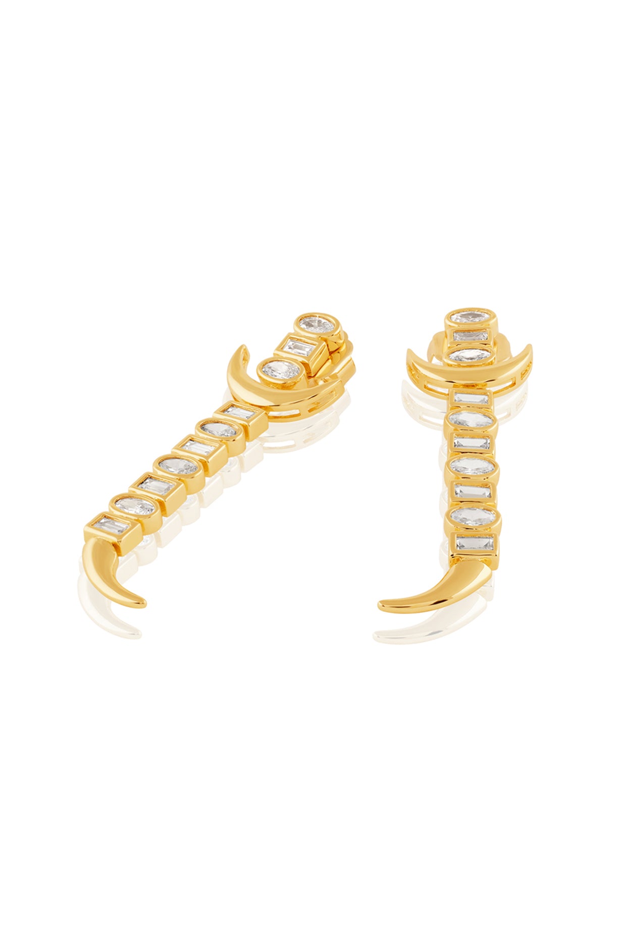 Powerblade Danglers In Green plating