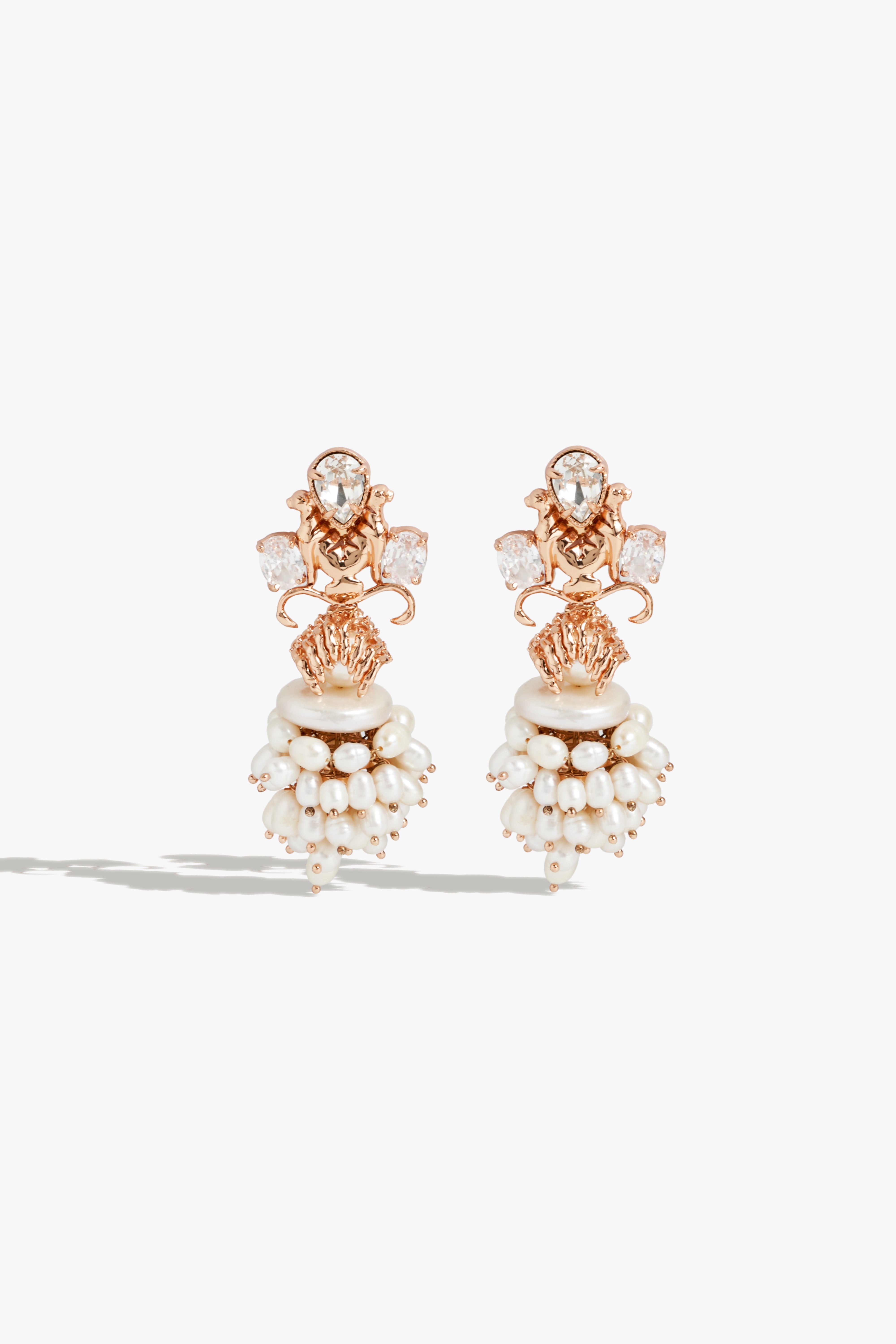 Scared Union Pearl Drop Earrings