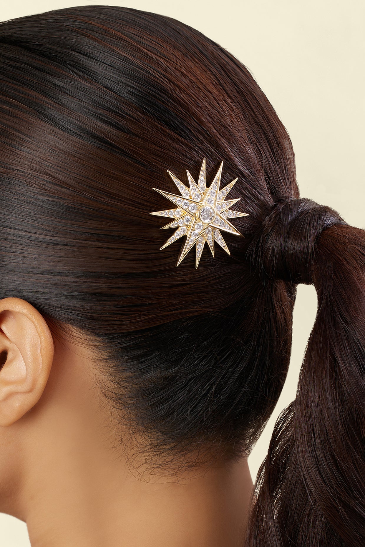 Oriona Hair Clip In 18Kt Gold Plated