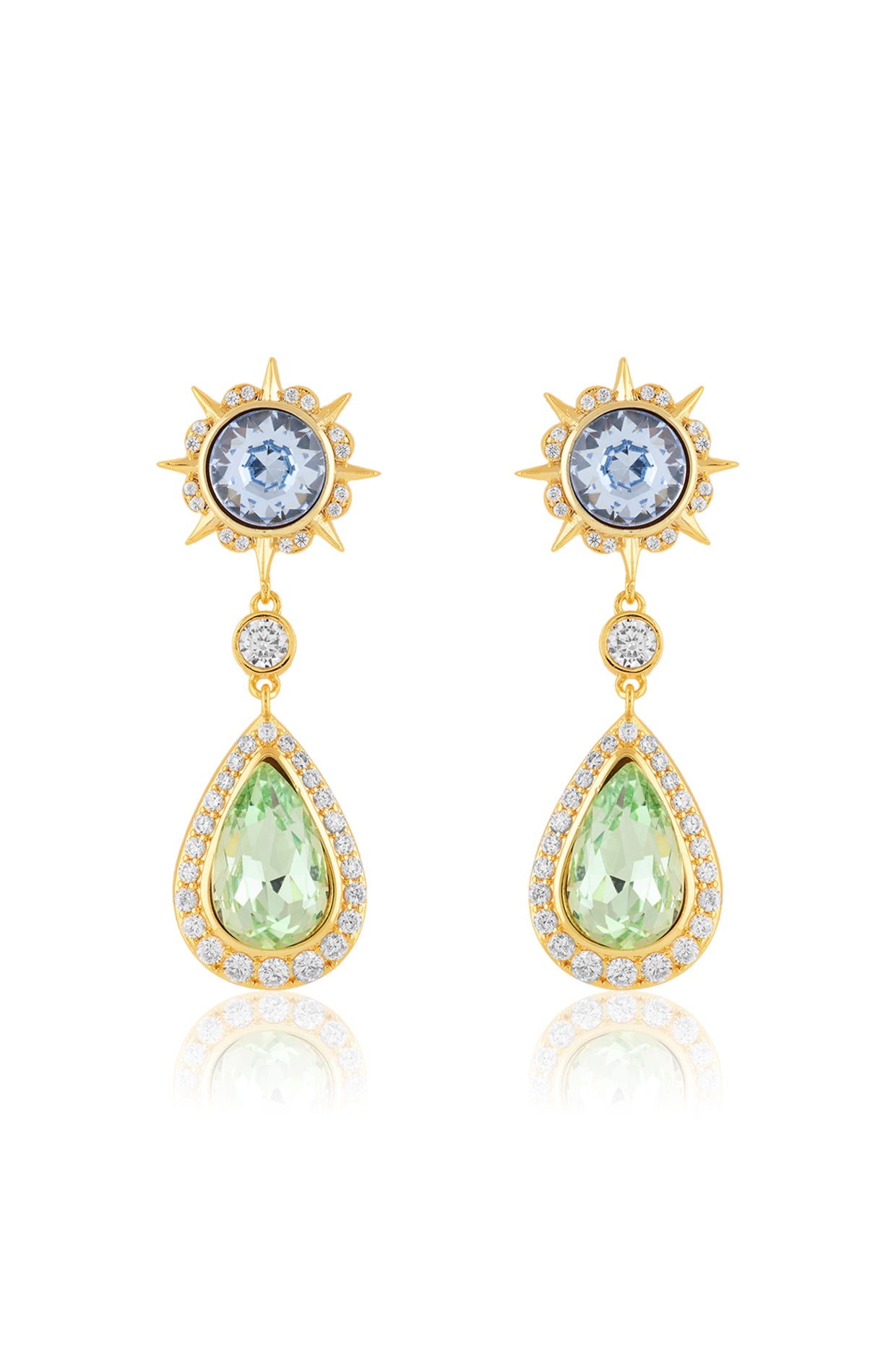 Axiome Drop Danglers 18kt Gold Plated