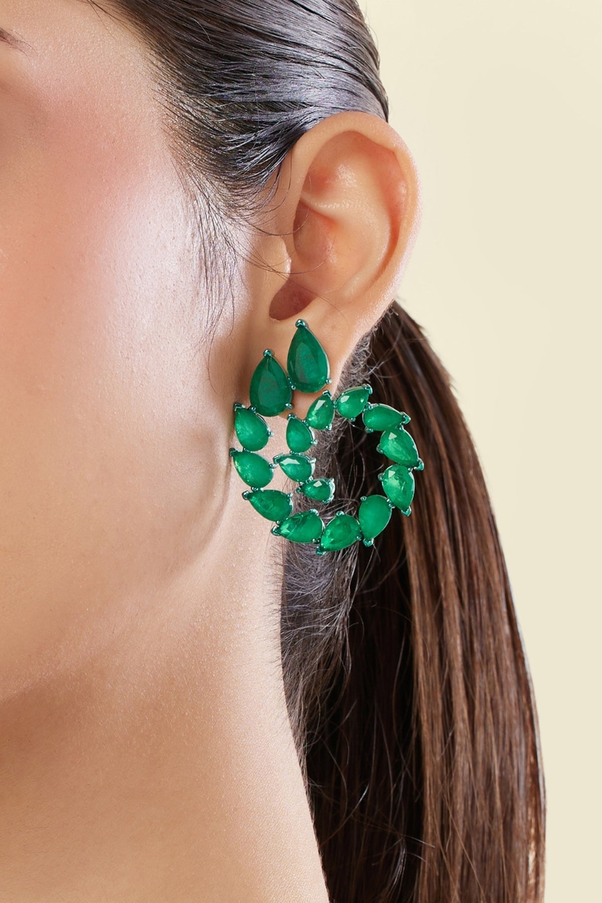 Regent Emerald Botox Earrings