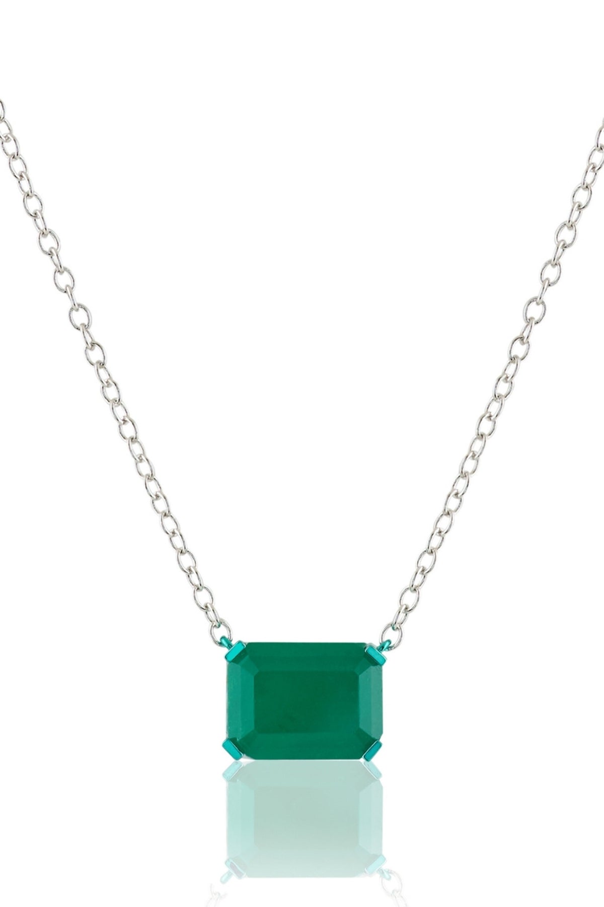 Emerald Botox Pendant Necklace