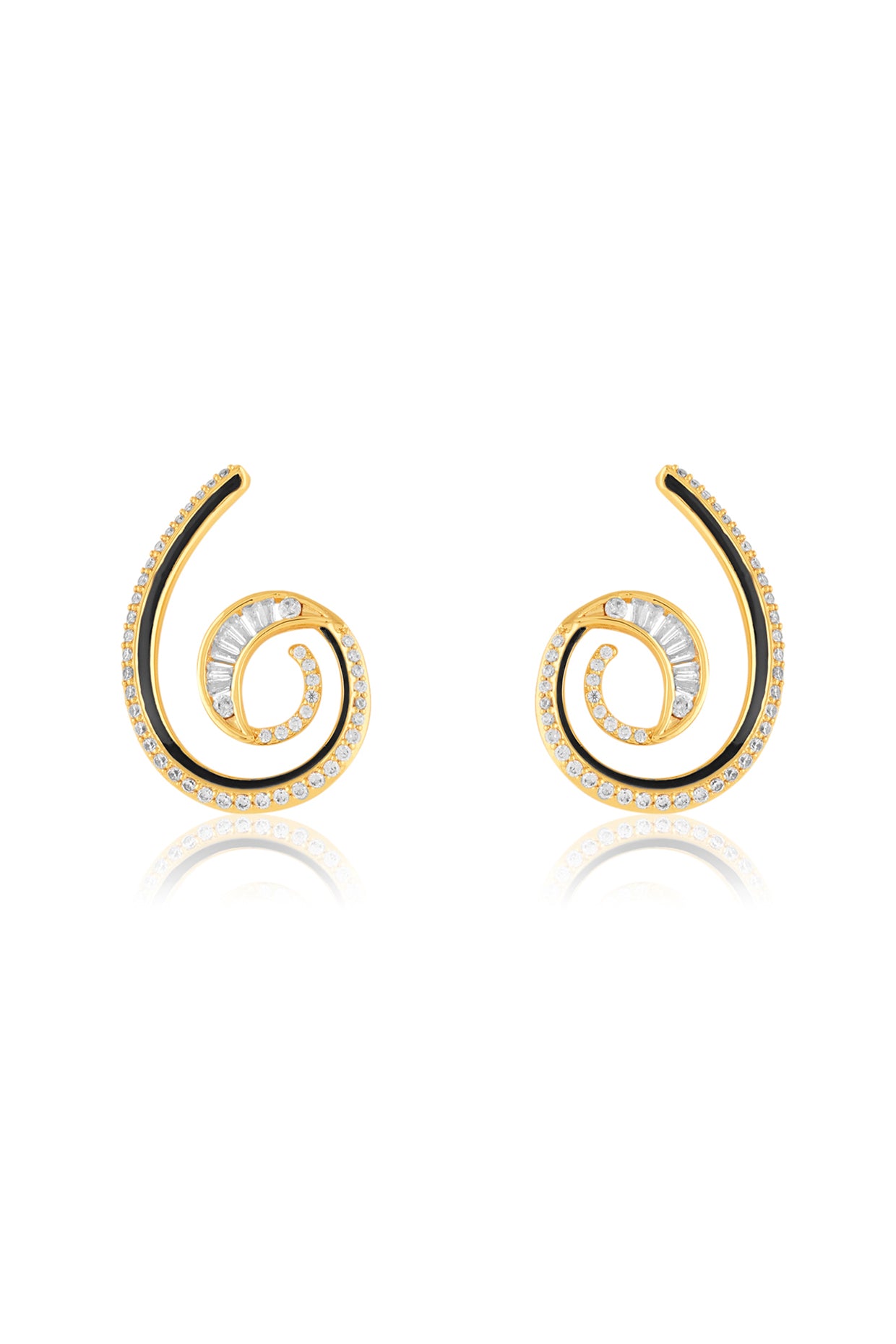 Surra Statement Hoops In 18Kt Gold Plated