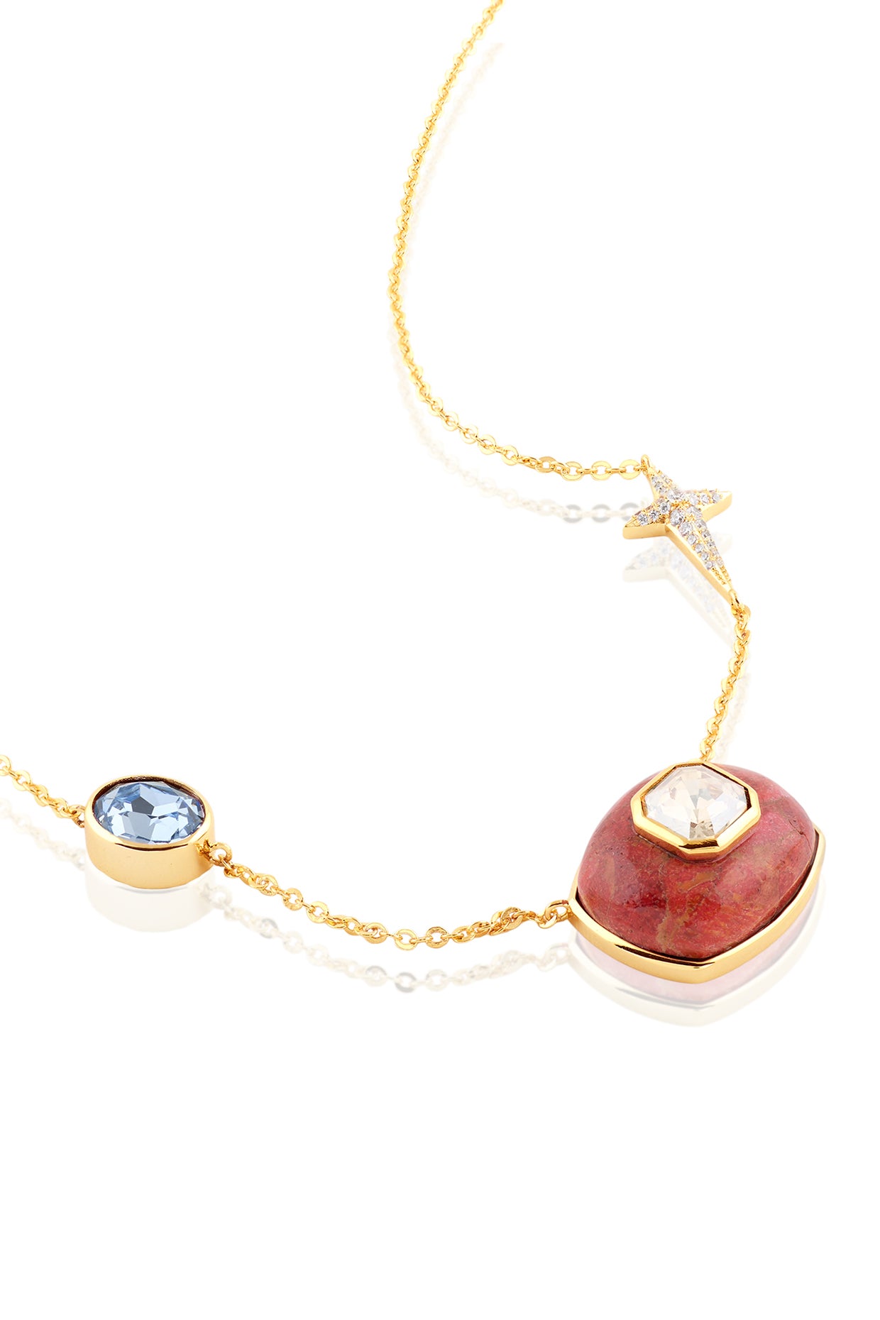 Starbound Pendant Necklace 18kt Gold Plated