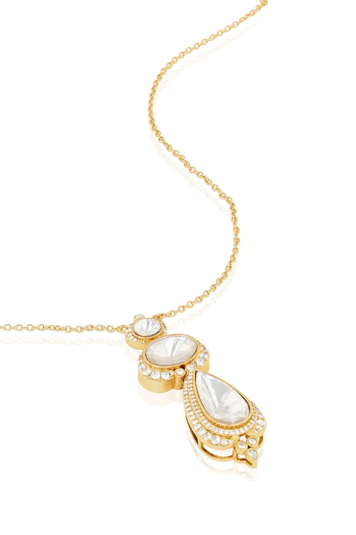 Polki Royal Cascade Necklace
