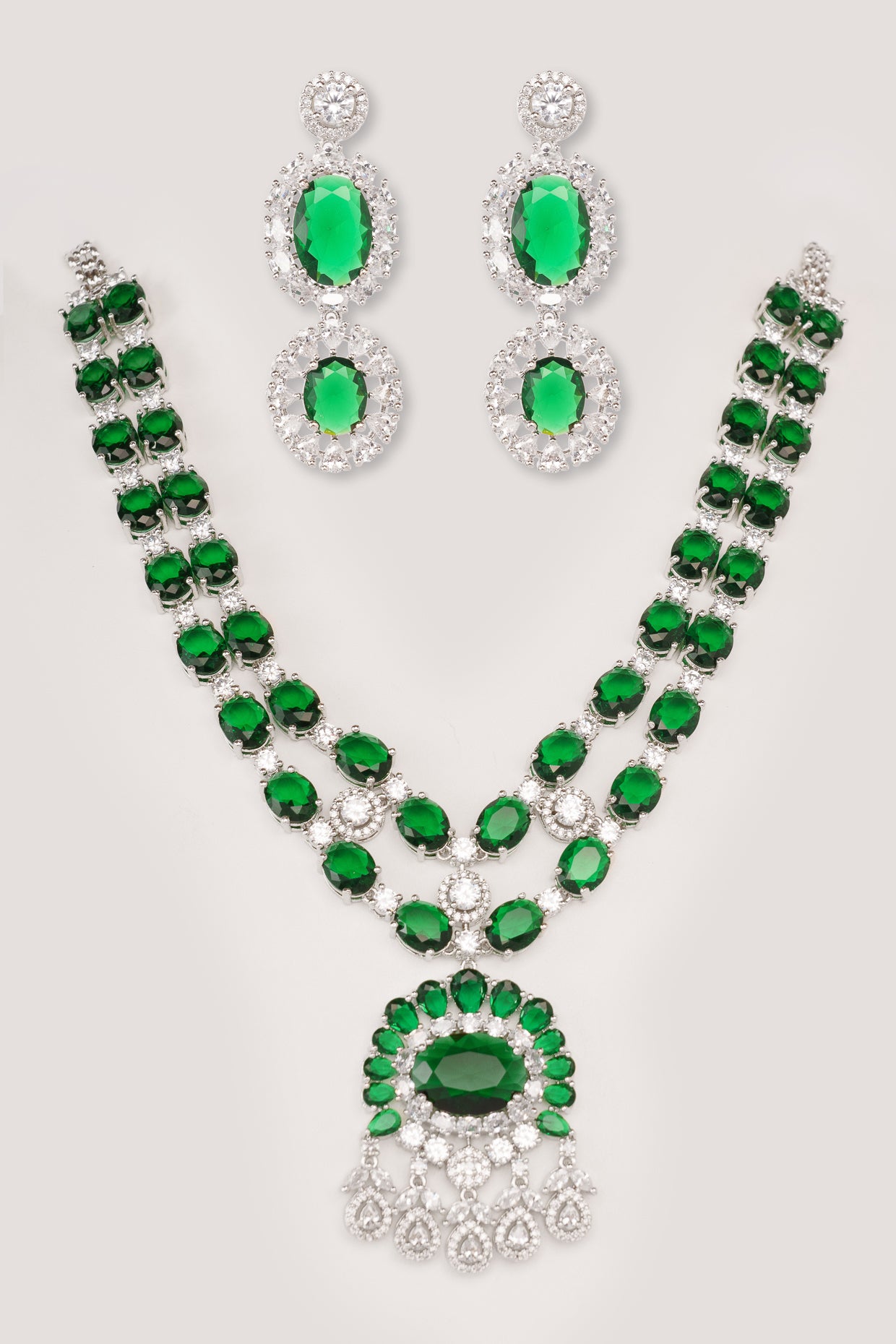 Alyssa Diamond Necklace Set