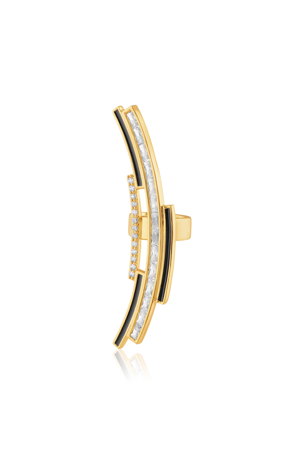 Mirova Ear Cuffs In 18Kt Gold Plated