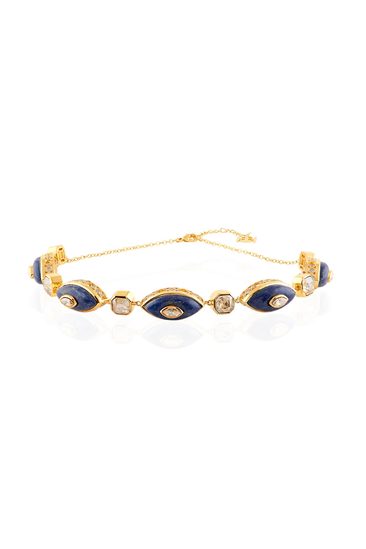 Vortex Eye Necklace 18kt Gold Plated