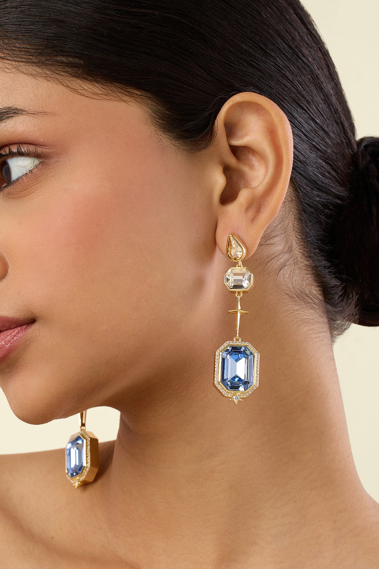 Astraea Statement Danglers 18kt Gold Plated
