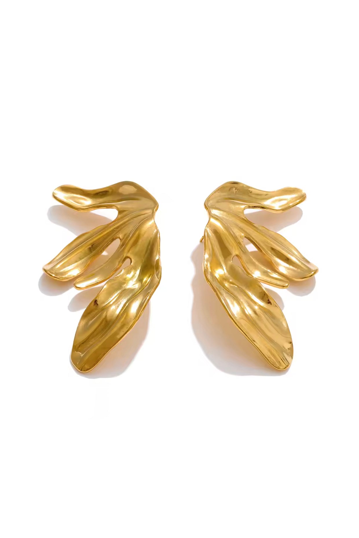18Kt Gold Plated Palm Wings