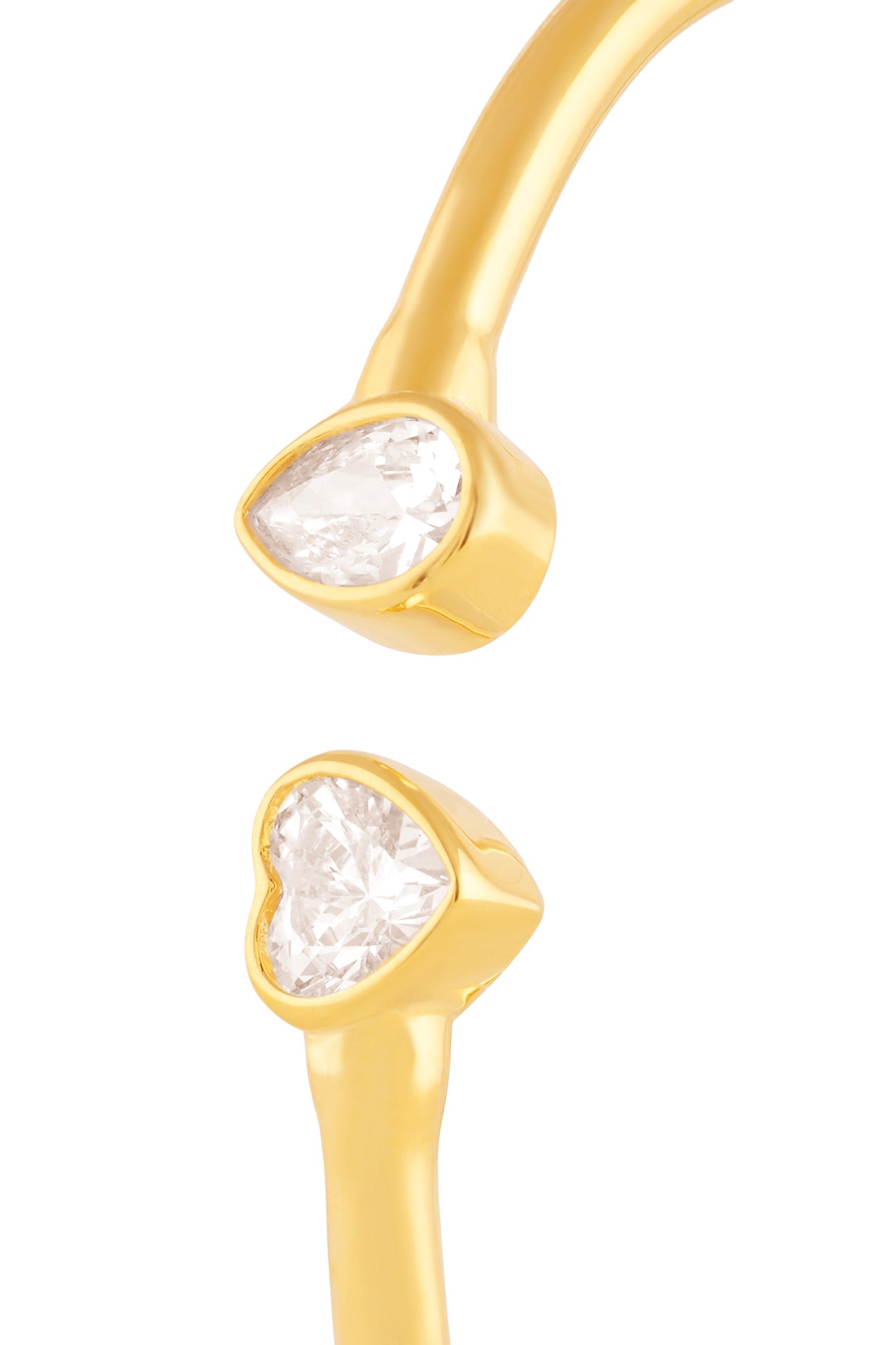 Nuitra Cuff Bracelet In 18Kt Gold Plated