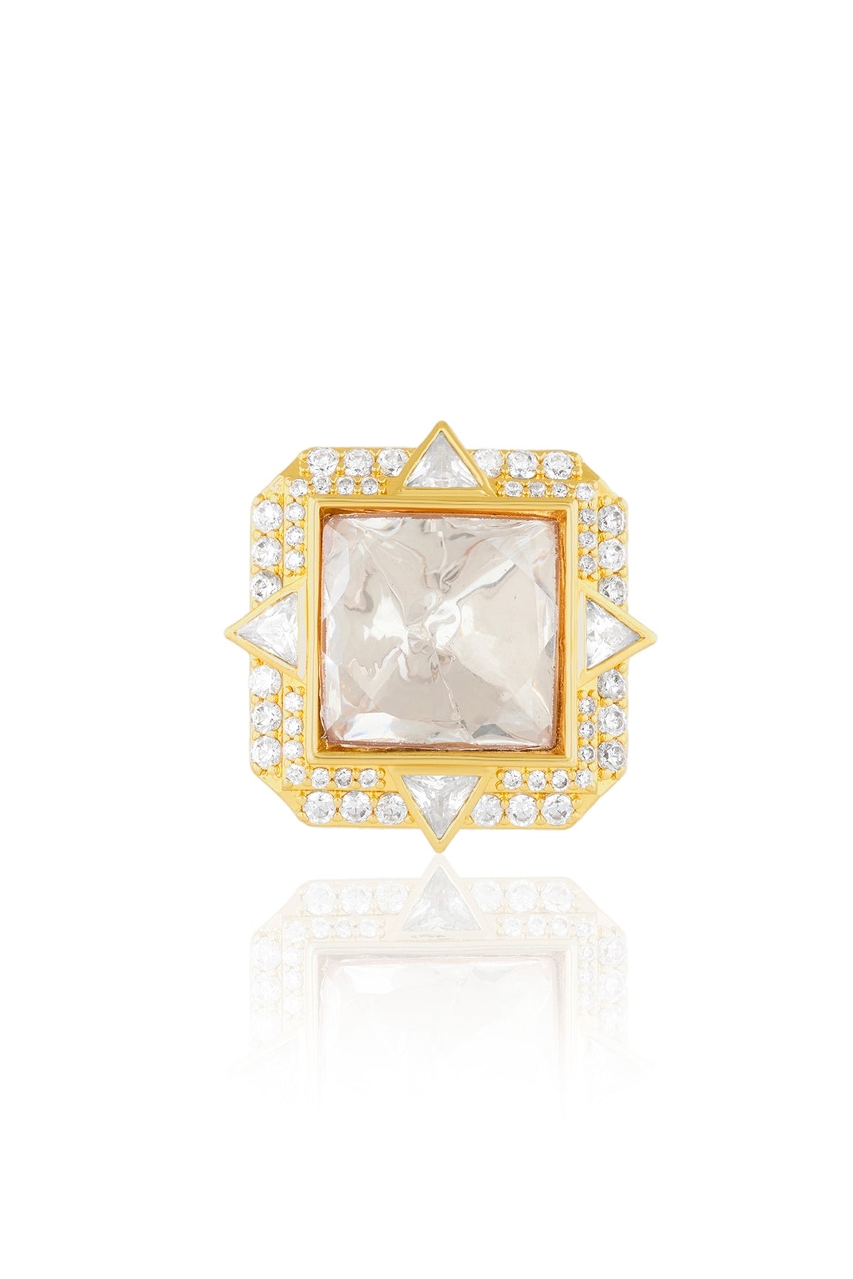 Polki Royal Signet Ring