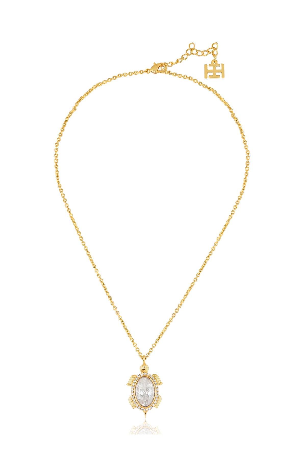 Polki Enchanted Tortoise Treasure Pedant Necklace
