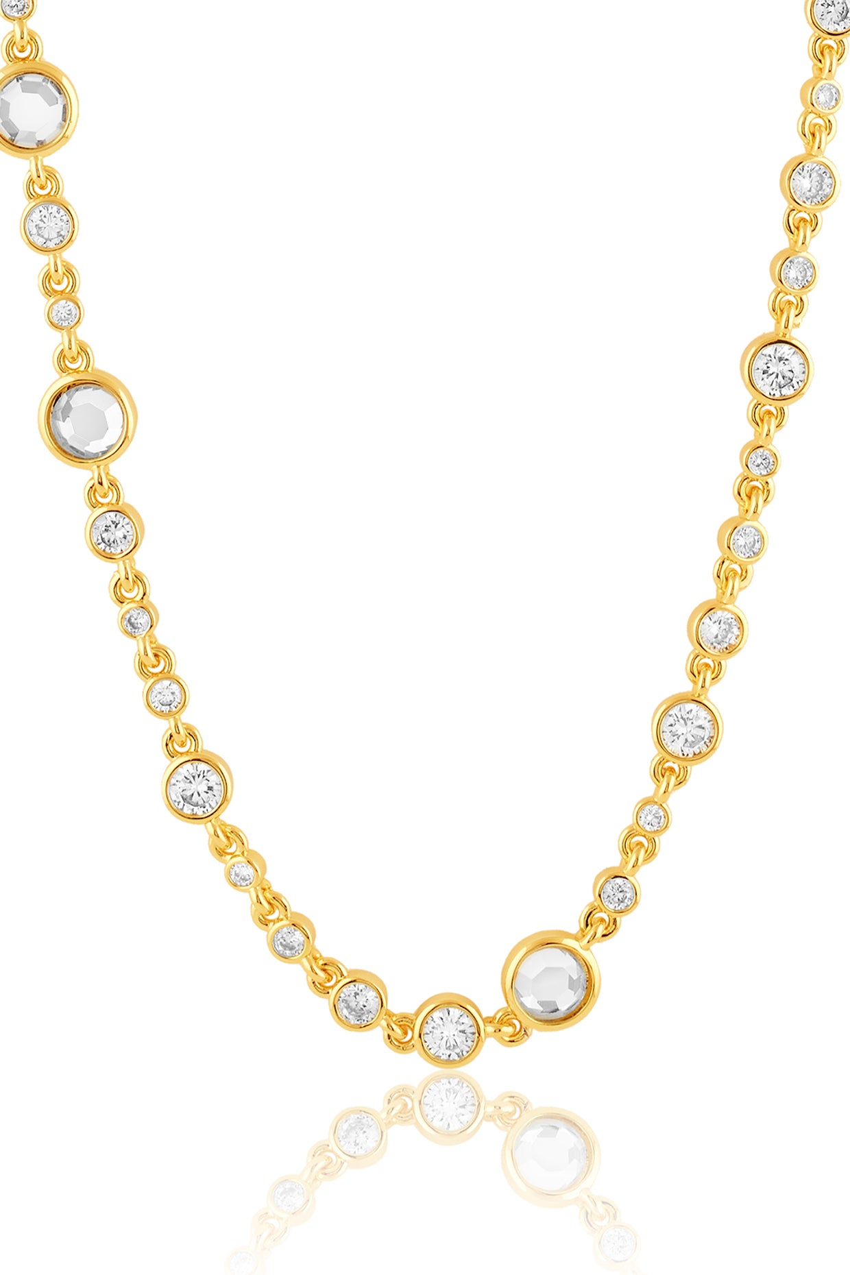 Dunham Link & Lock Necklace 18Kt Gold Plated