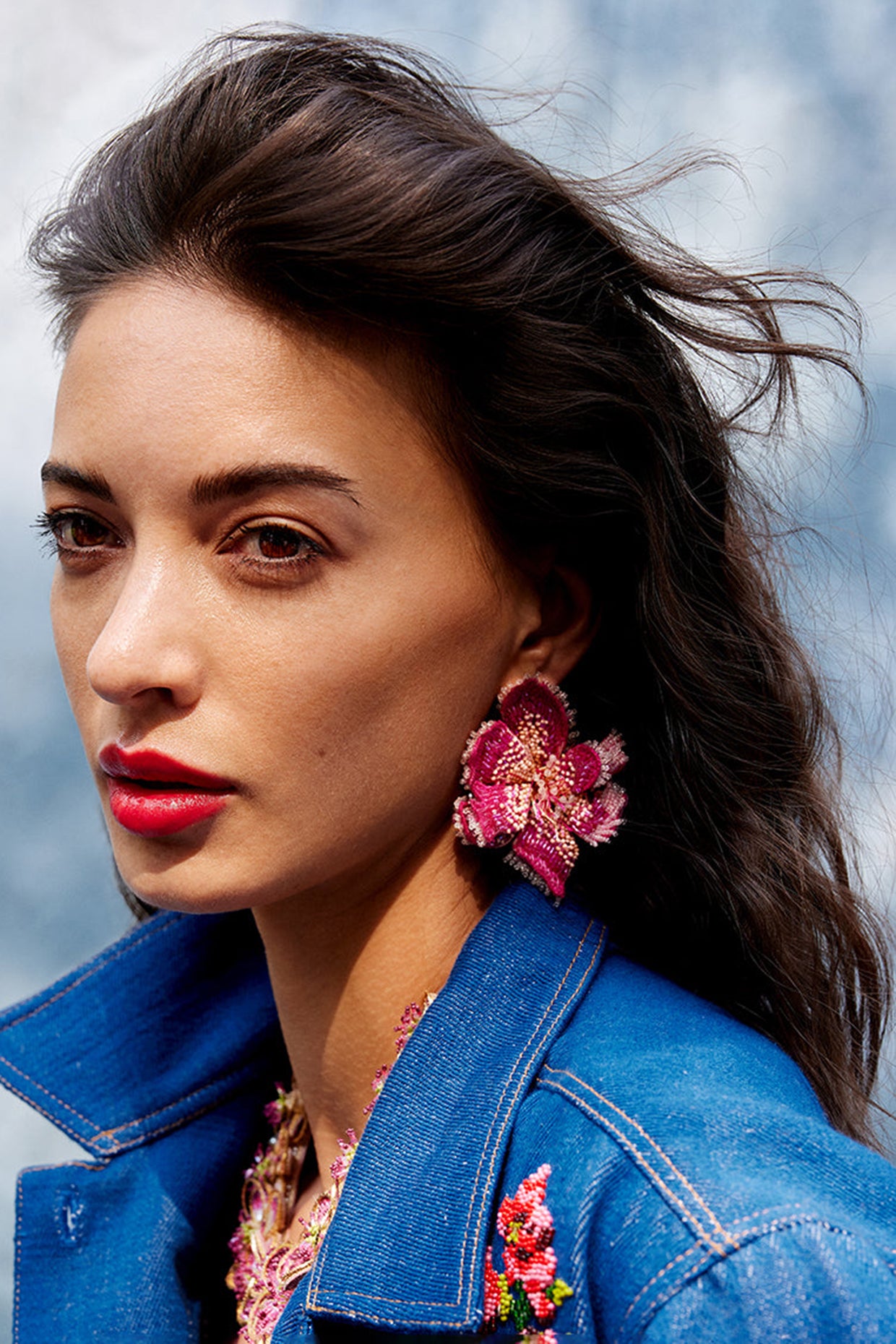 Pink Azealia Earring