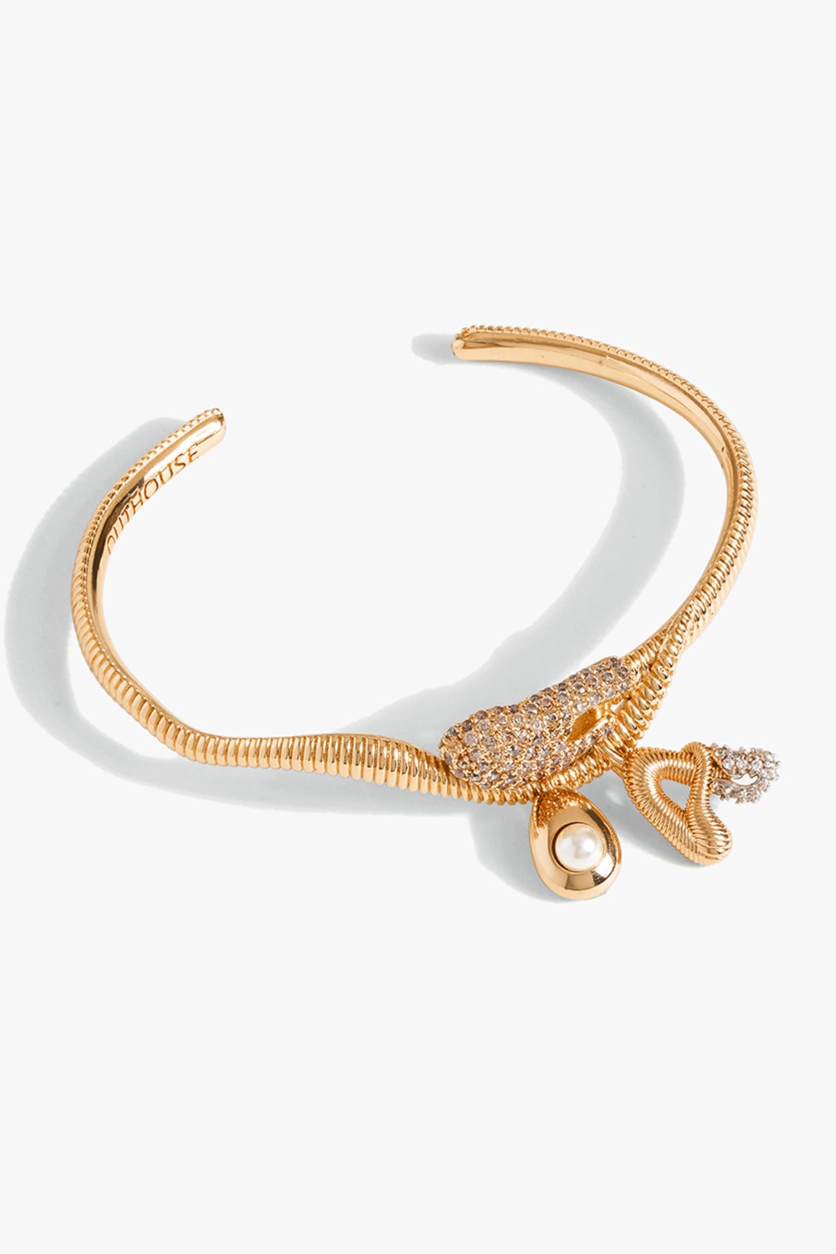 KOKO Alphabet Cuff in Amber