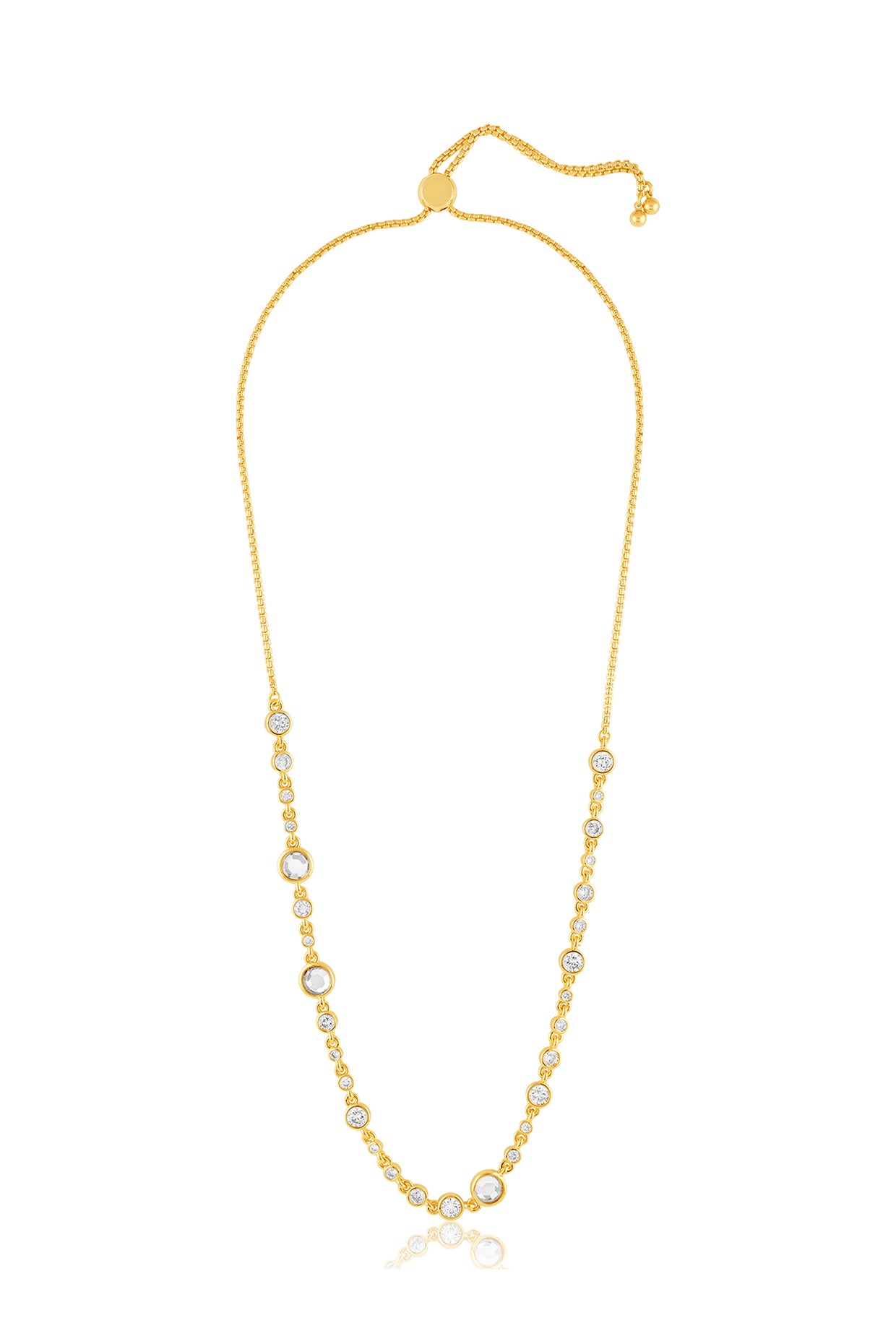 Dunham Link & Lock Necklace 18Kt Gold Plated