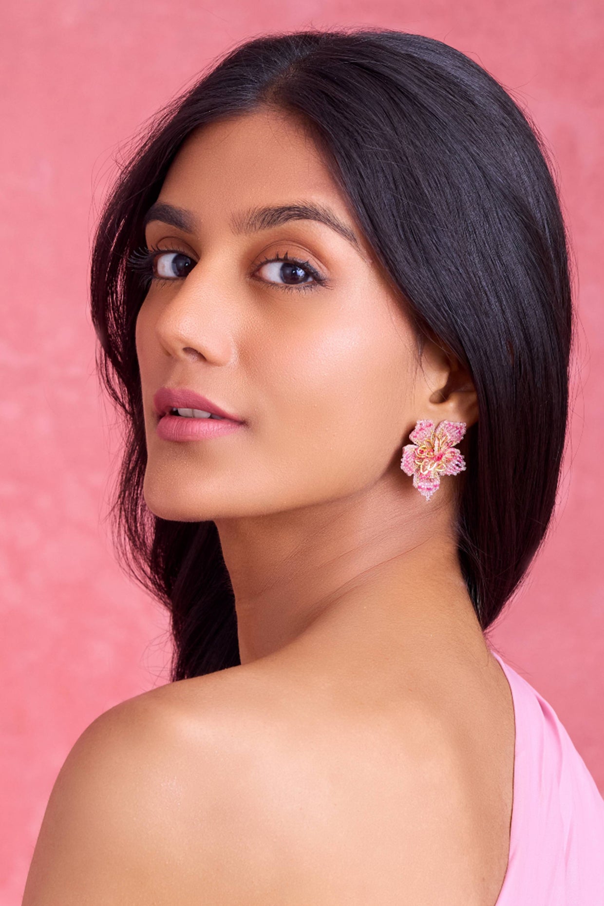 Fuchsia Adva Earrings