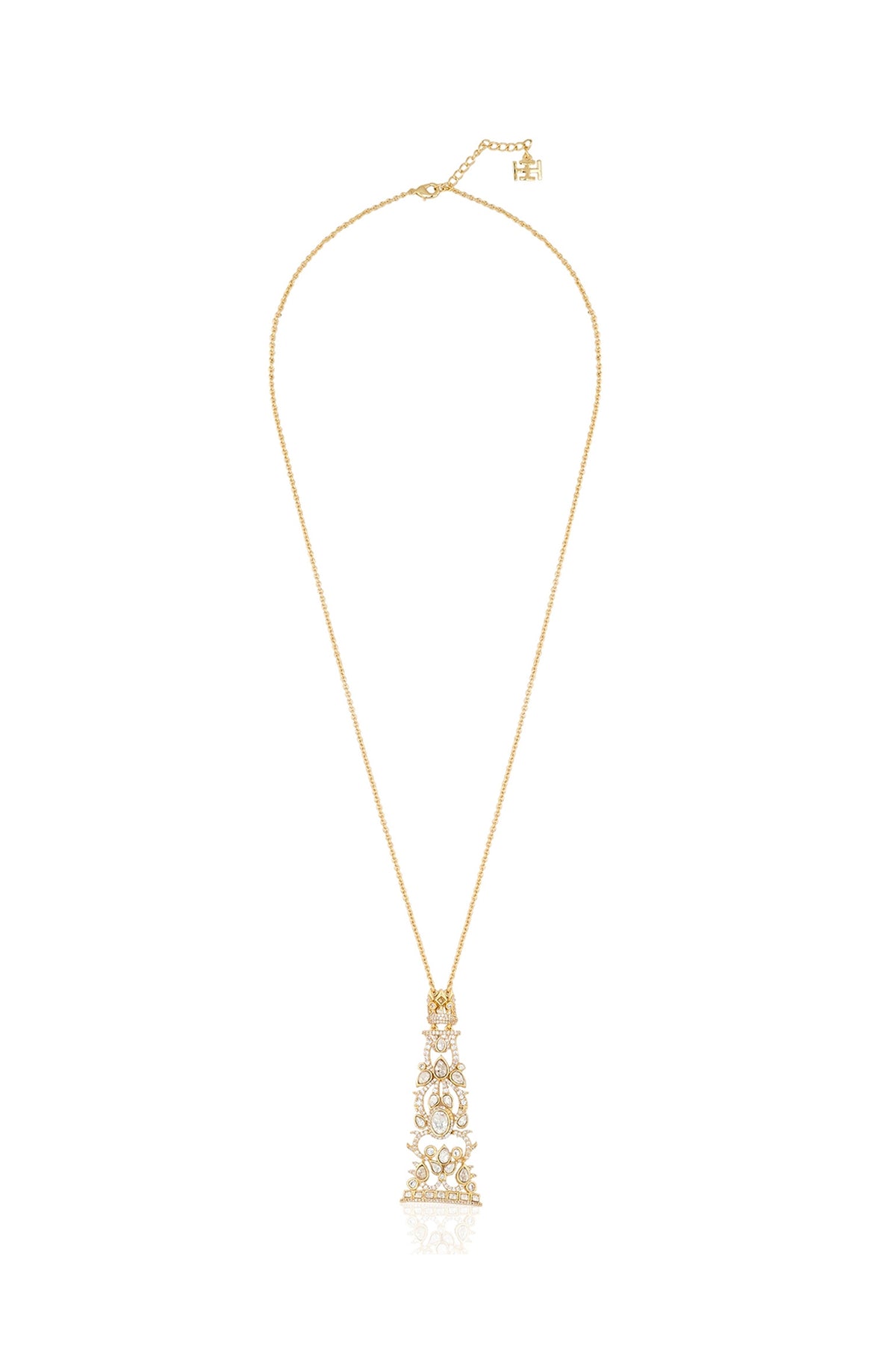 Polki Queen's Gambit Pendant Necklace