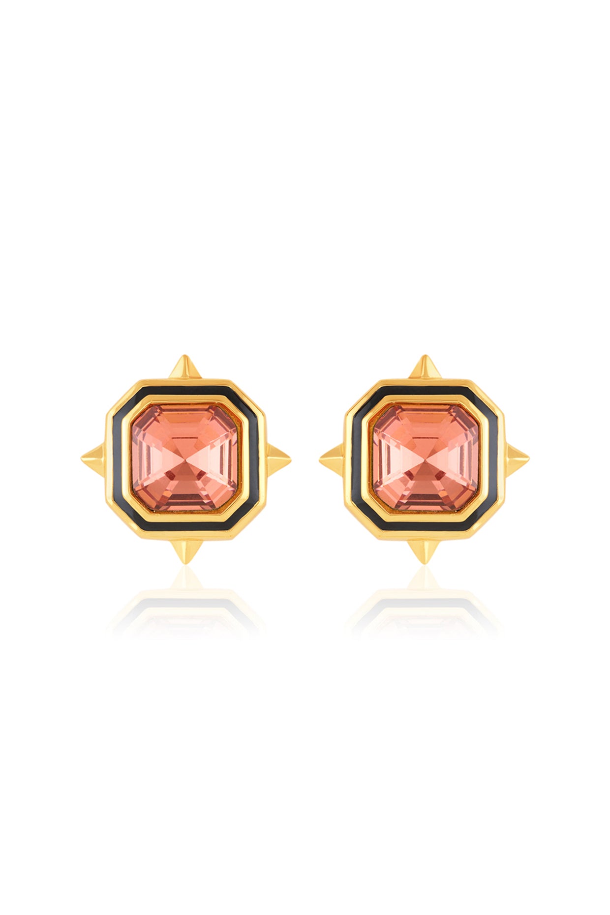 Solene Statement Studs 18kt Gold Plated