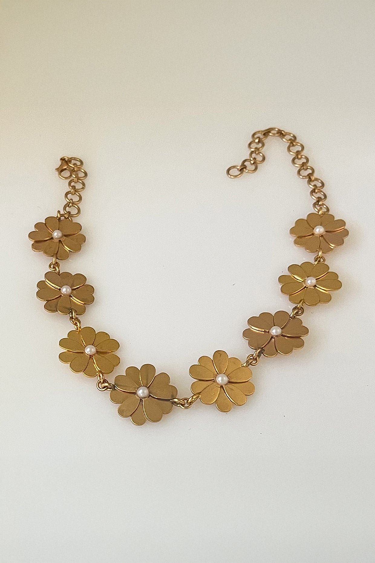 Gold Flower Necklace