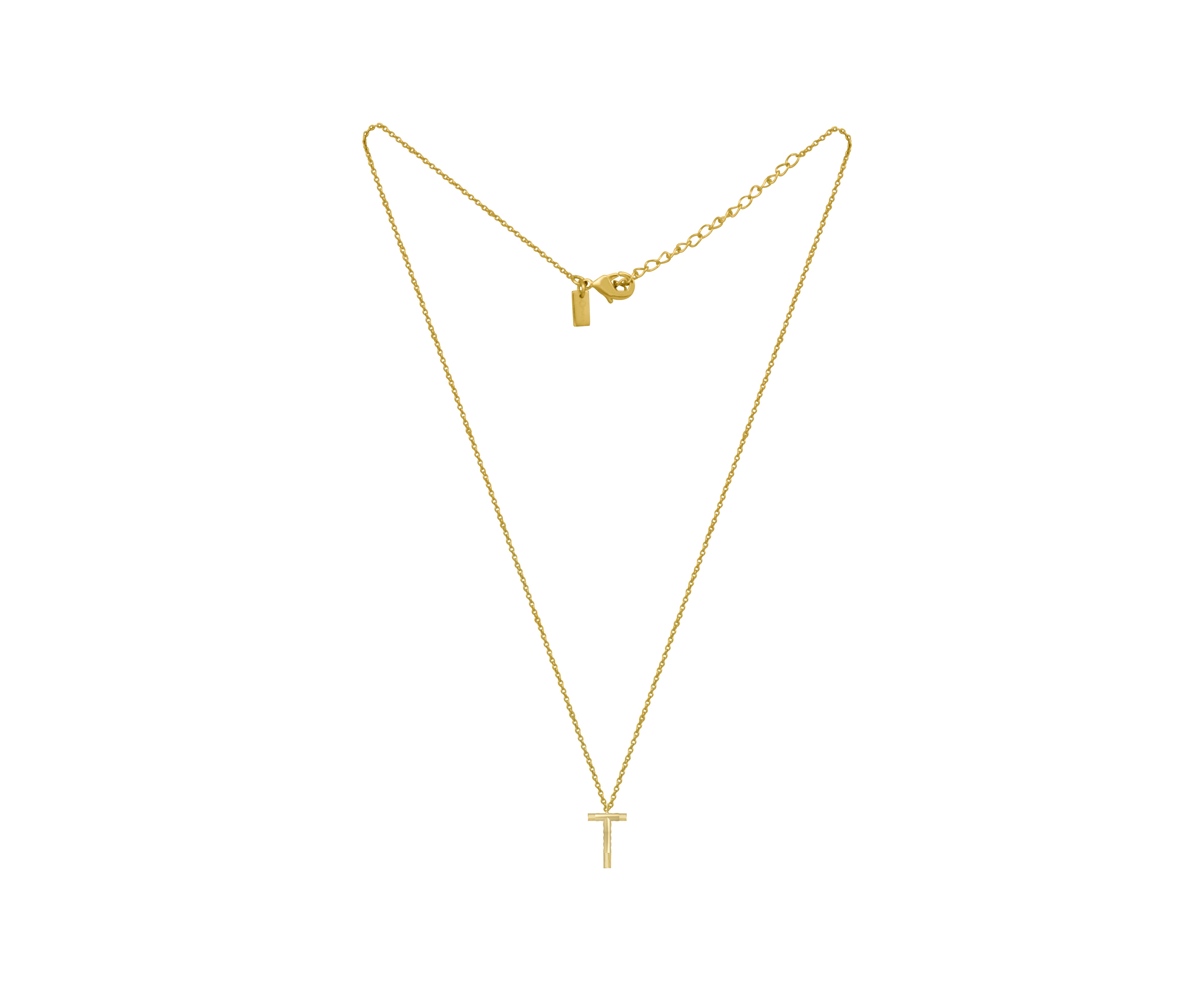 18Kt Gold Plated Initial-1