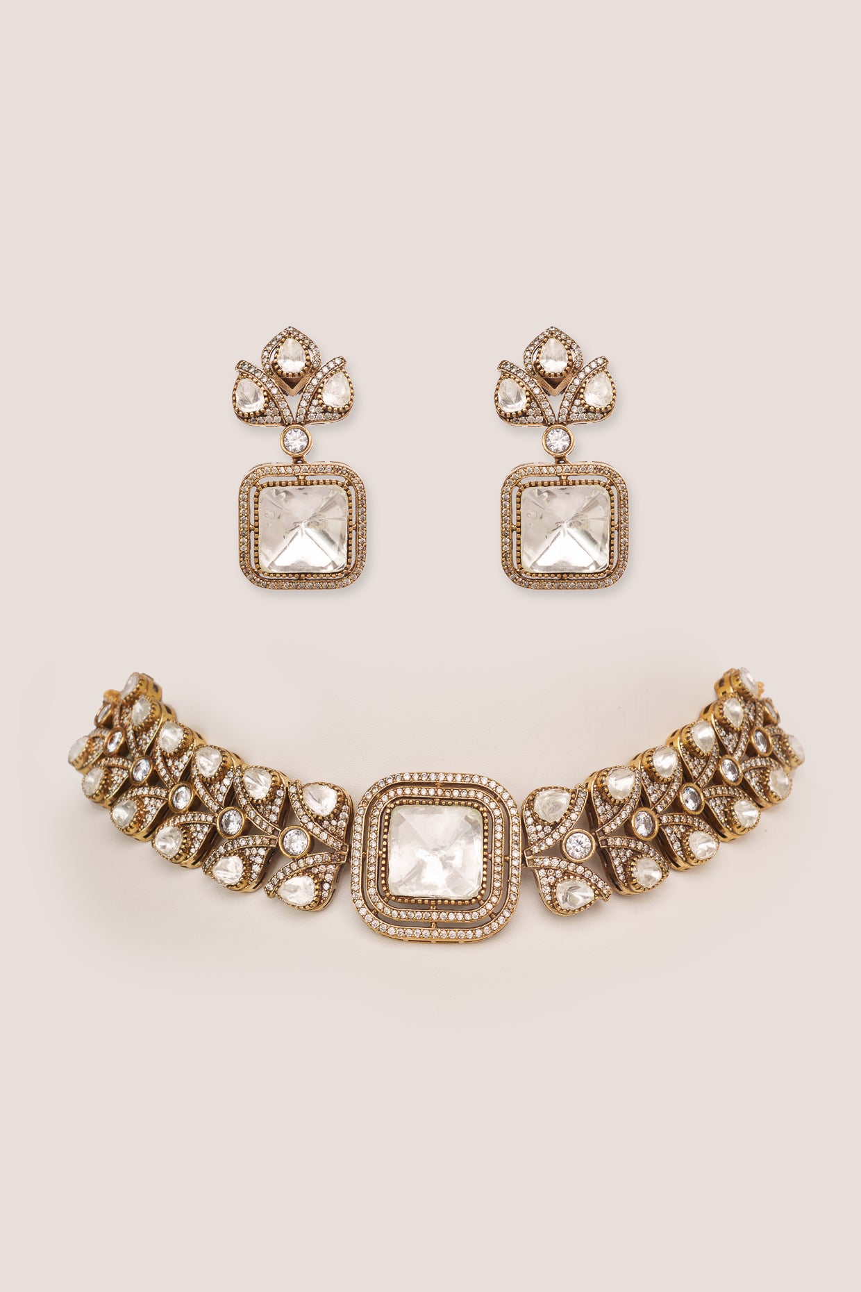 Malini Moissanite Choker Set