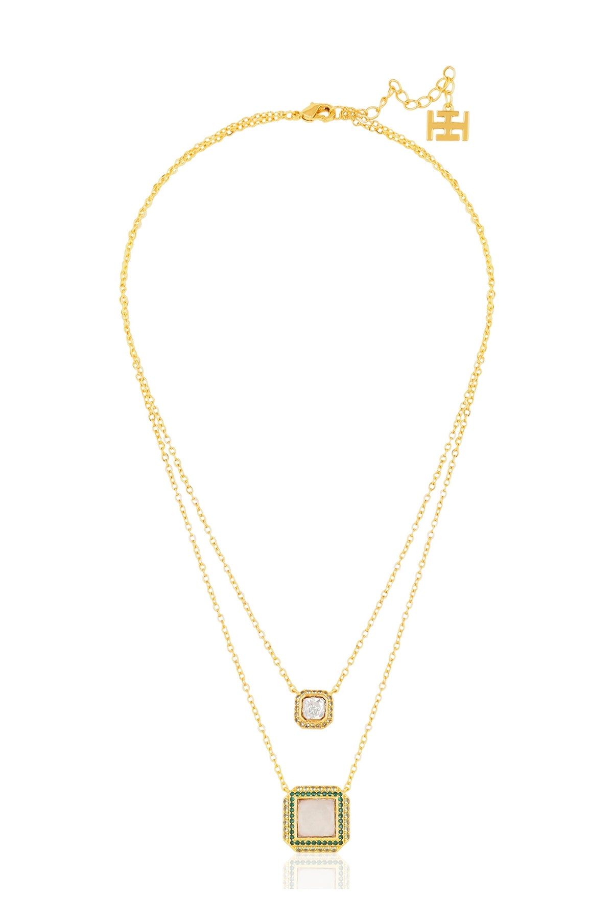 Polki Double Reign Layered Necklace