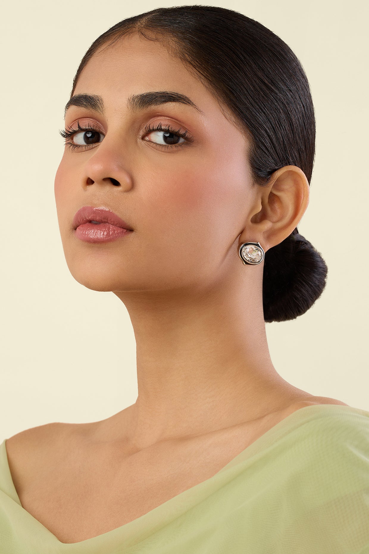 Temperance Statement Studs 18kt Gold Plated