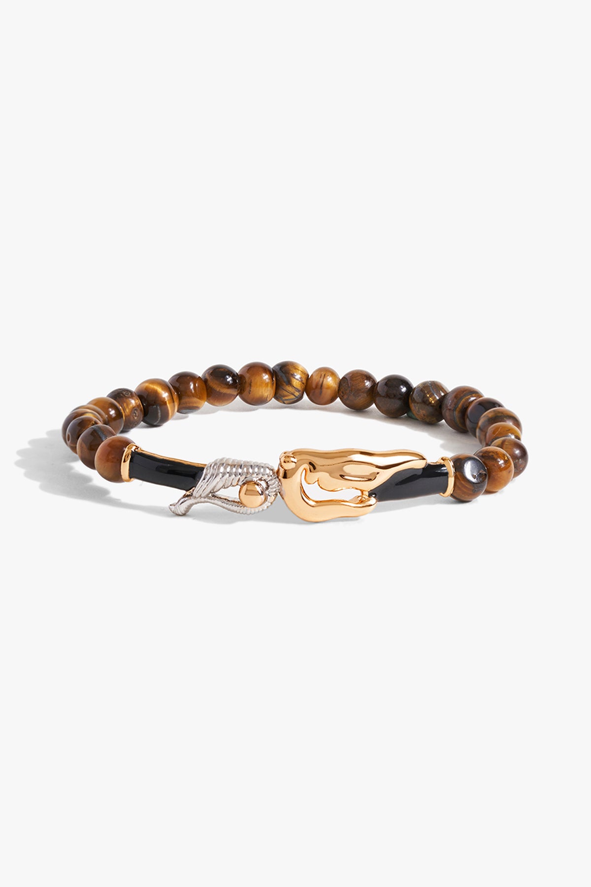 KOKO Sigil Beaded Bracelet in Tiger Stone