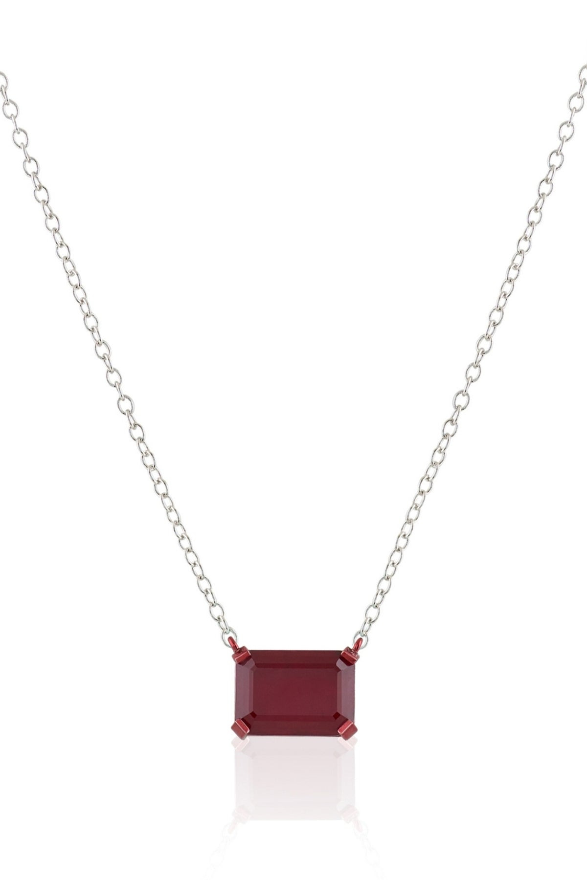Ruby Botox Pendant Necklace